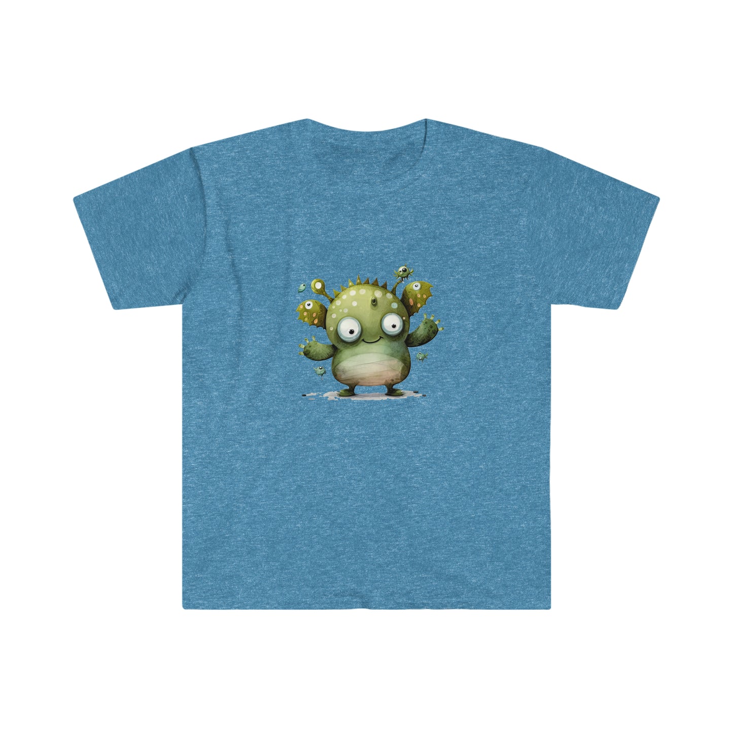 Young Man's Green Eyed Monster Unisex Softstyle T-Shirt
