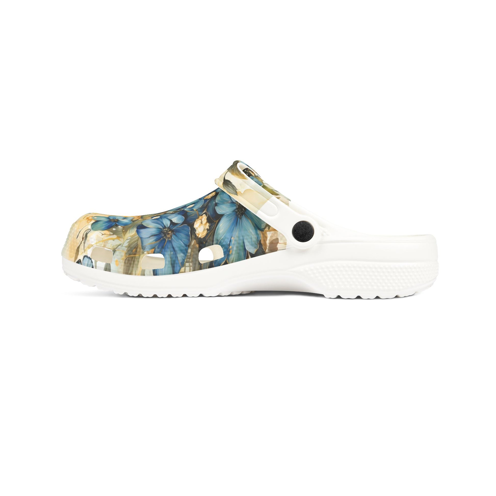Floral Butterfly EVA Foam Clogs, Garden Party, Casual Slip-Ons