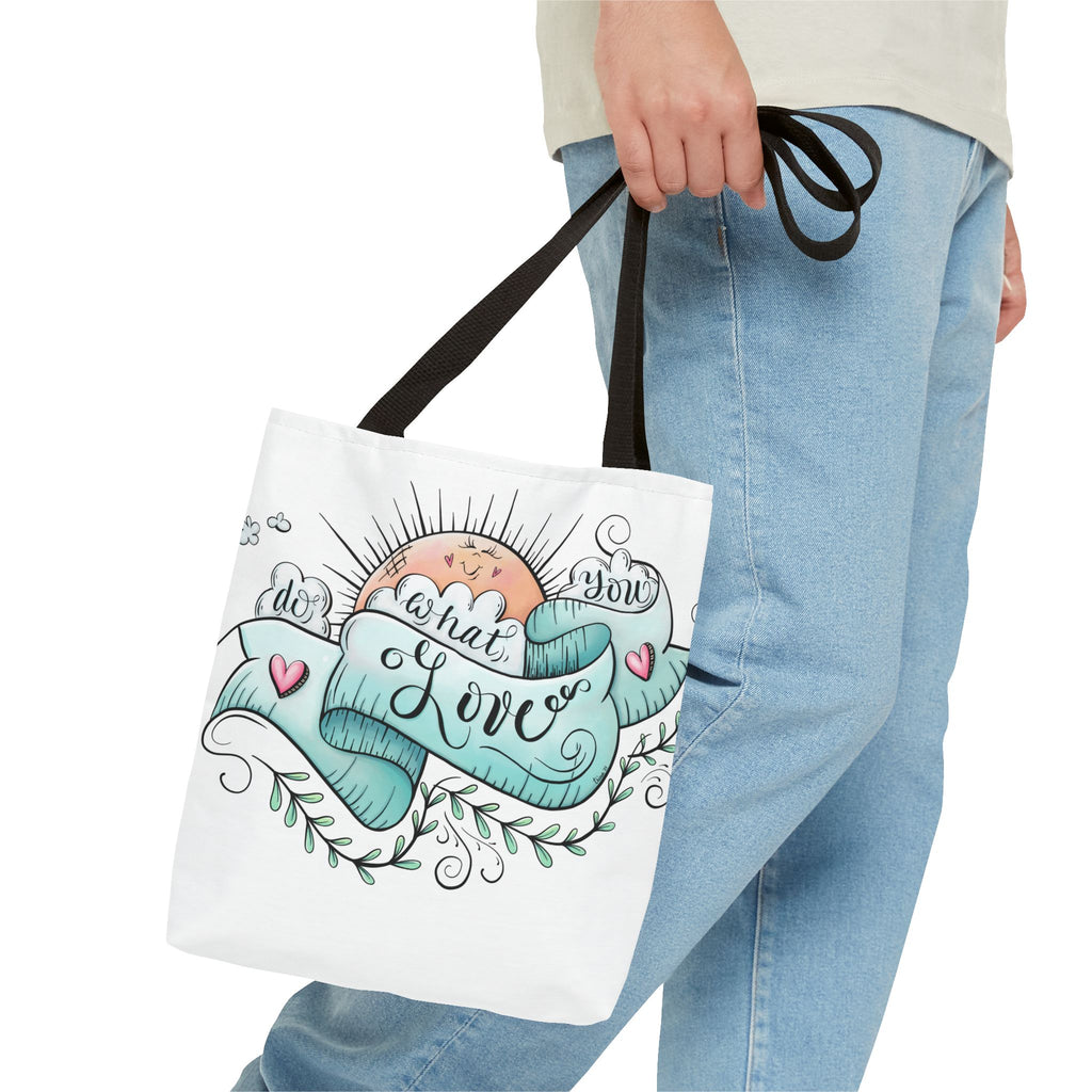 Do What You Love Tote Bag, Shopping Bag