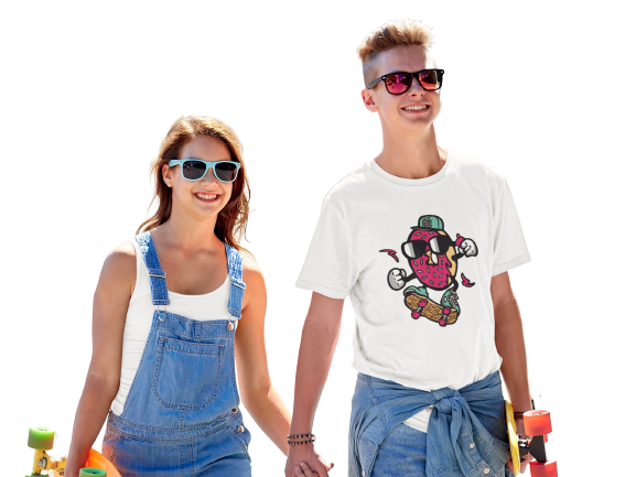 Skating Donut Cotton Tee