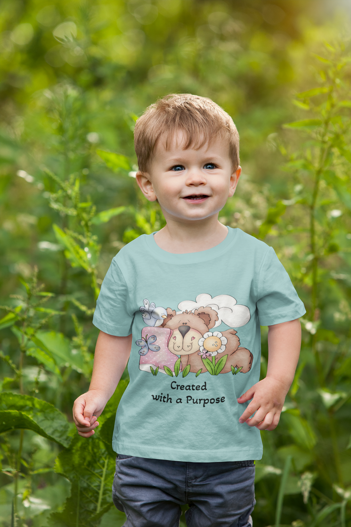 Created with a Purpose Cute Animal Tee