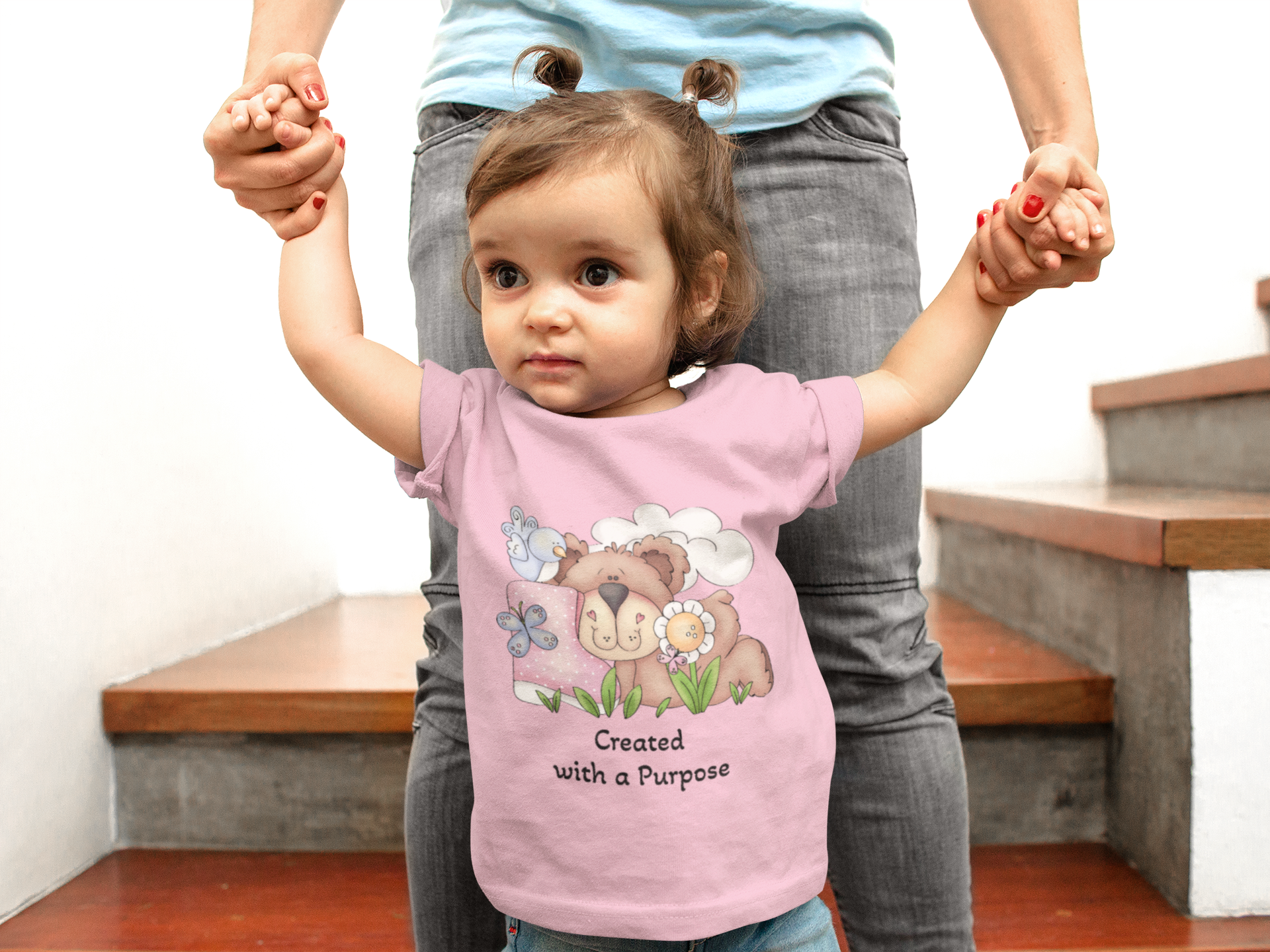 Created with a Purpose Cute Animal Tee