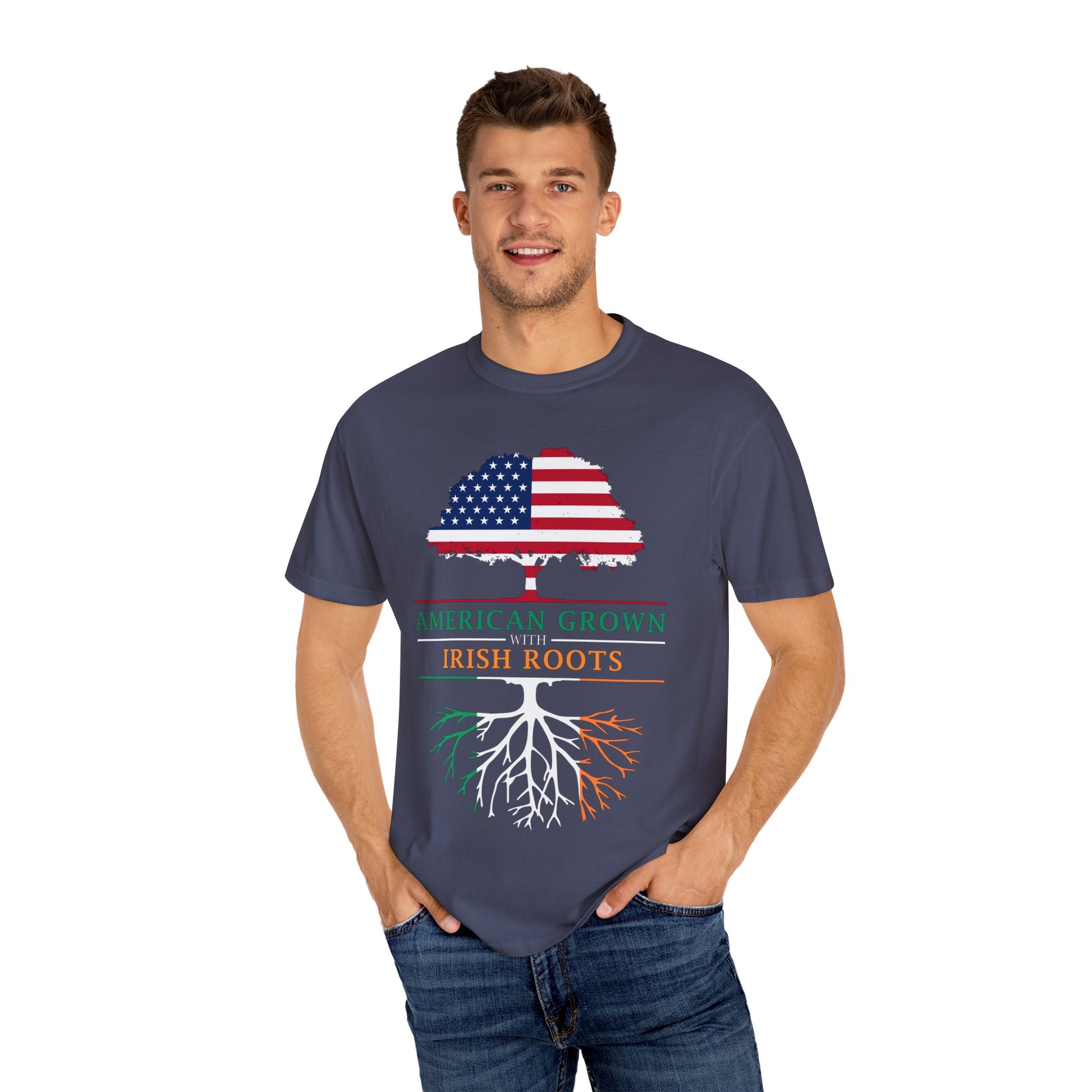 American Grown with Irish Roots T-Shirt Unisex Tee