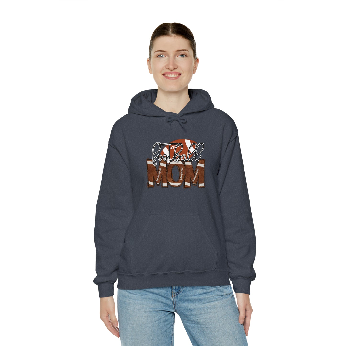 Football Mom Heavy Blend™ Hooded Sweatshirt