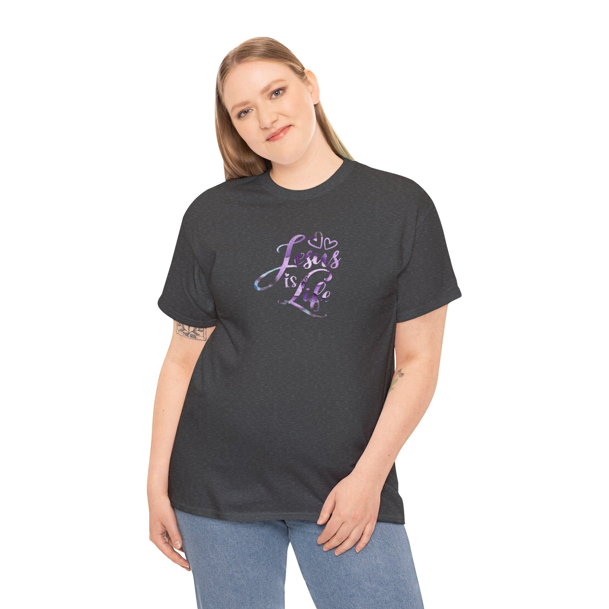 Jesus Is Life Christian Unisex Tee