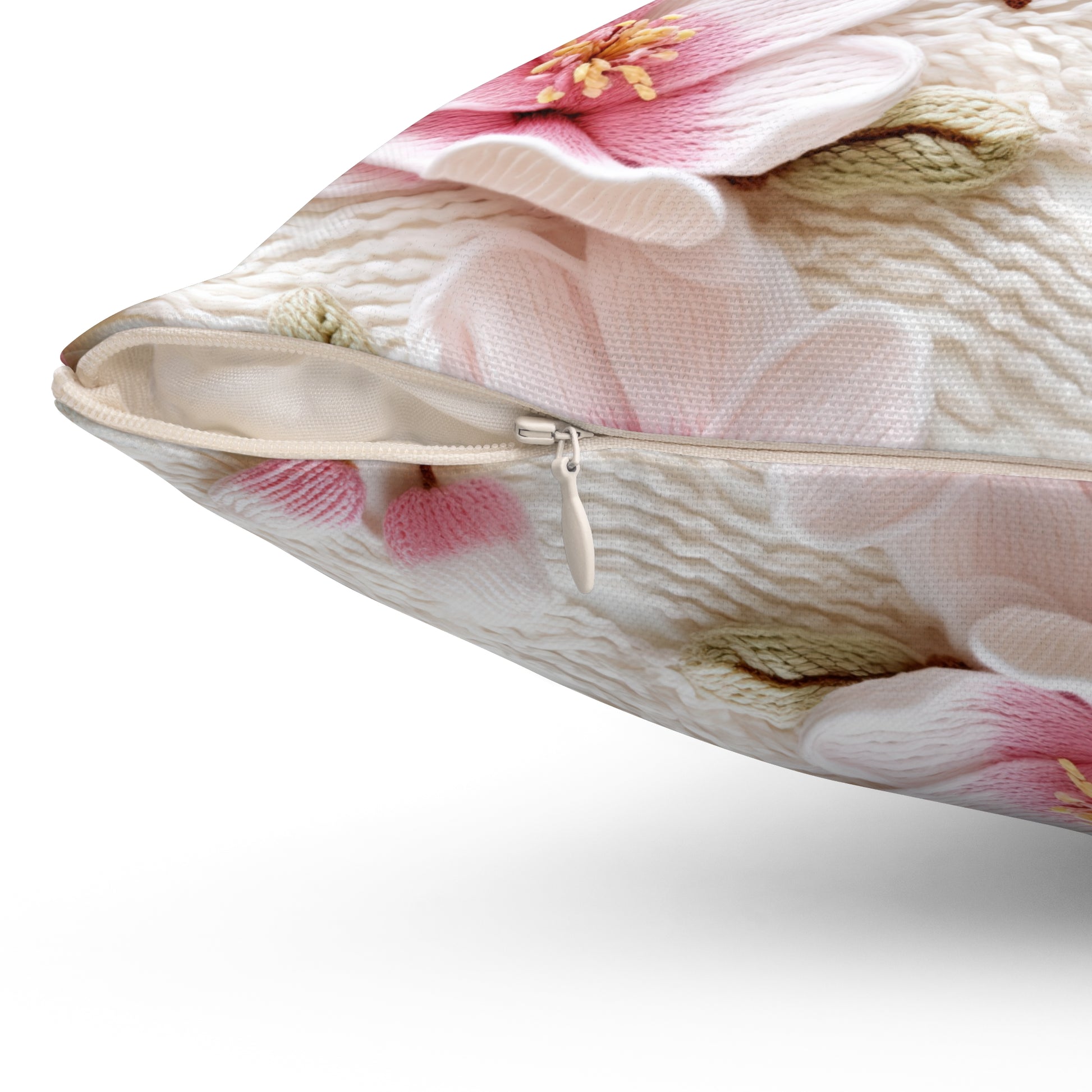 Dogwood Flowers Spun Polyester Square Pillow