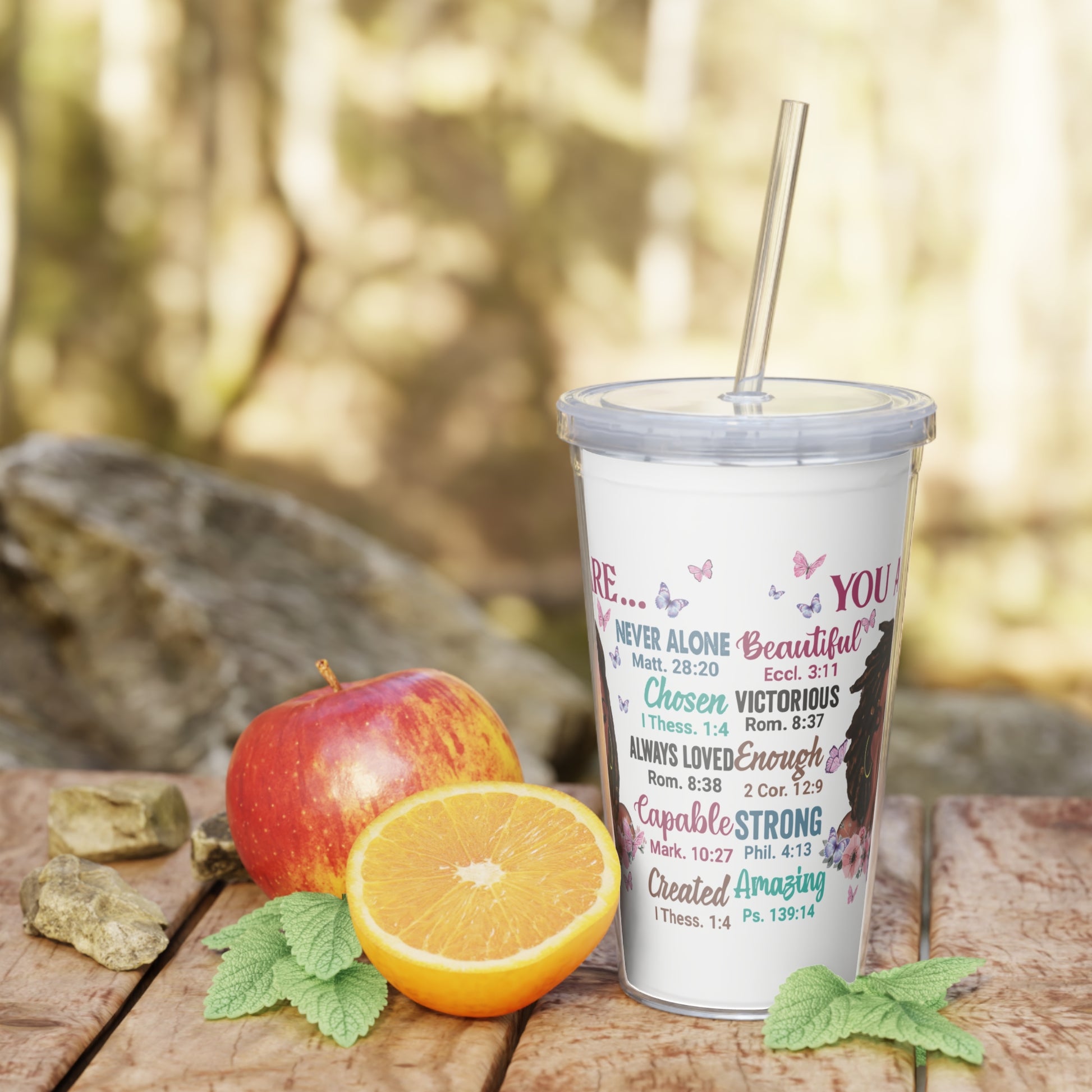 Inspirational Tumbler, African American Tumbler