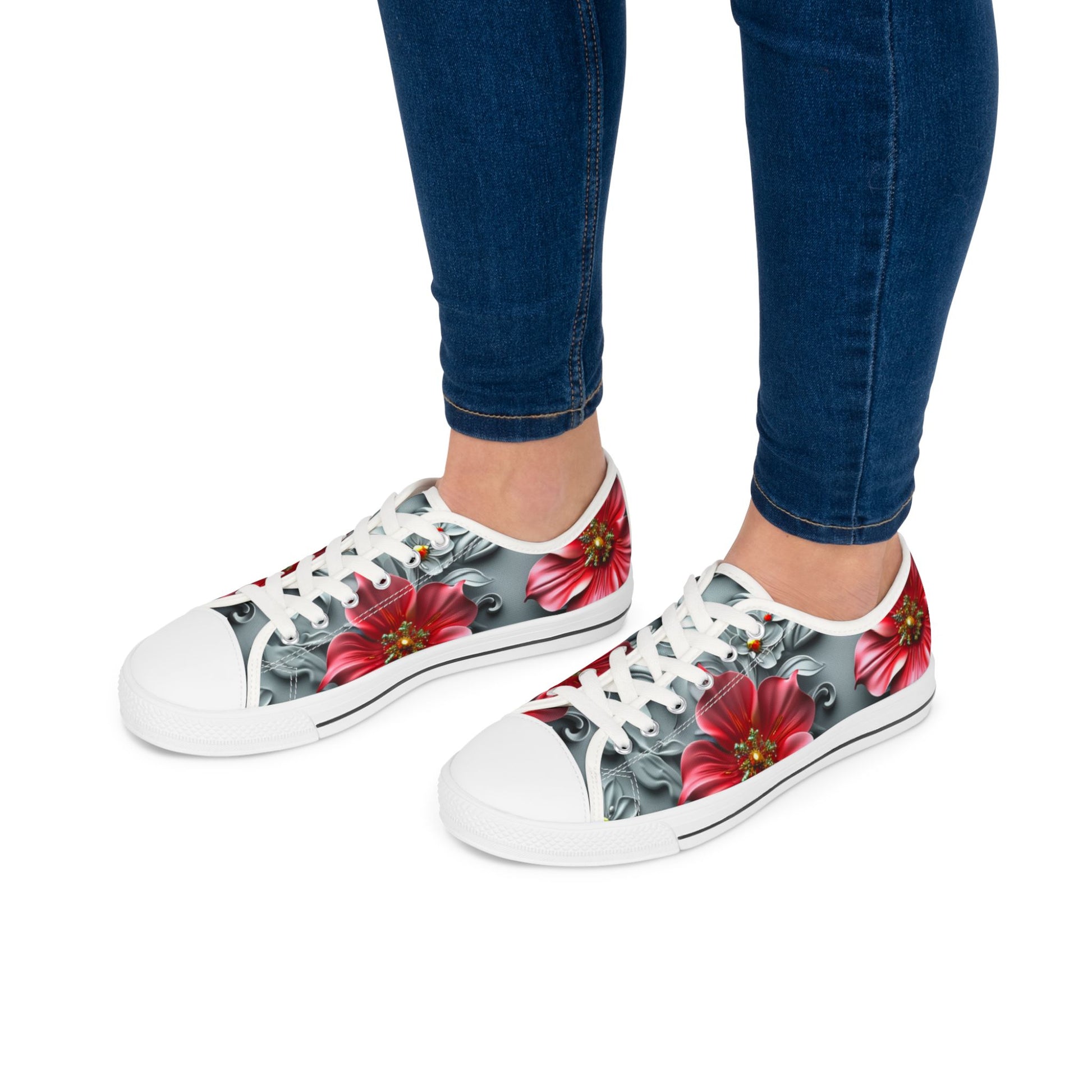 Floral Sneakers, Women's Summer Sneakers