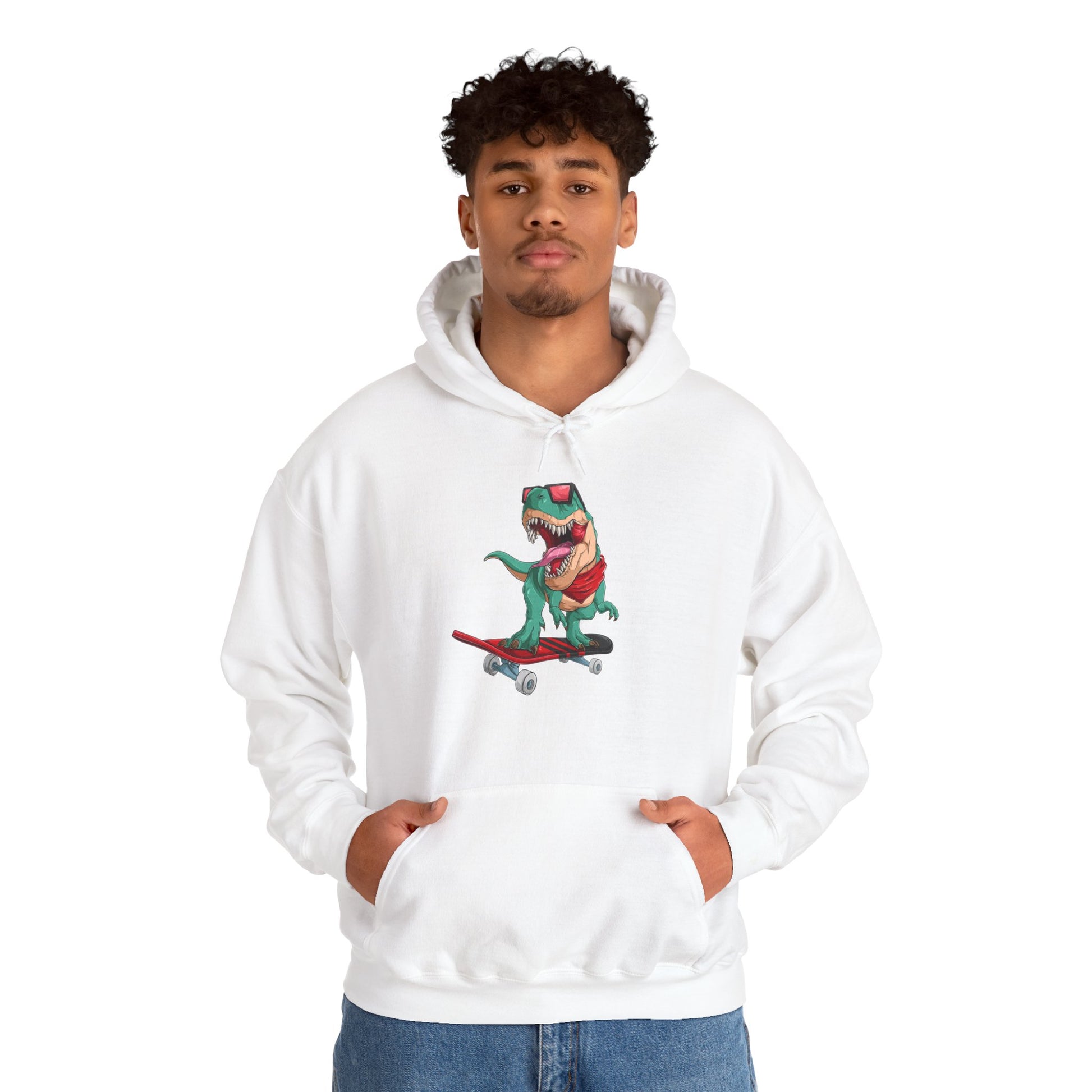 Skate Lover's Hoodie skating Dino Design