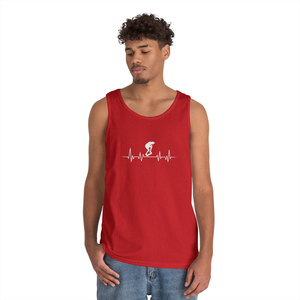 Skateboard EKG Tank Top