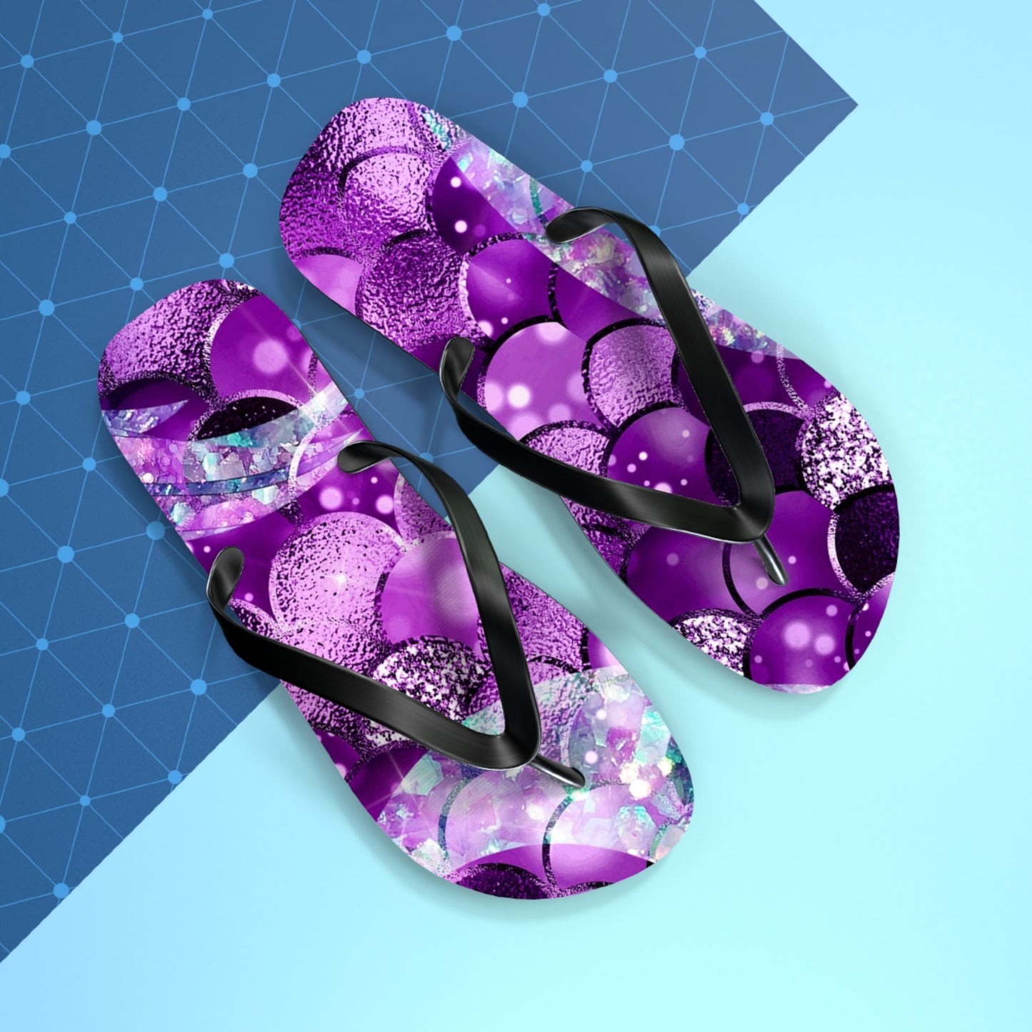 Mermaid Bubbles Flip Flop, Beachwear for Summer Sandals, Aquatic Slippers