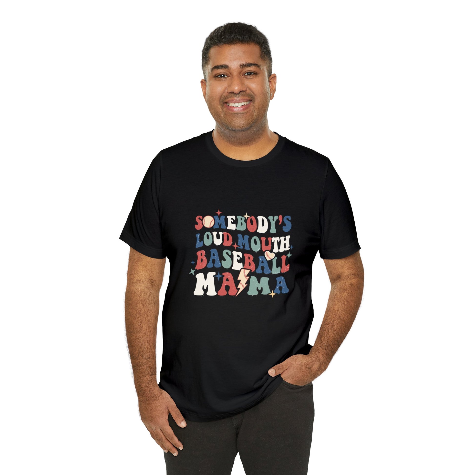 Funny Someone's Loudmouth Baseball Mama's T-Shirt