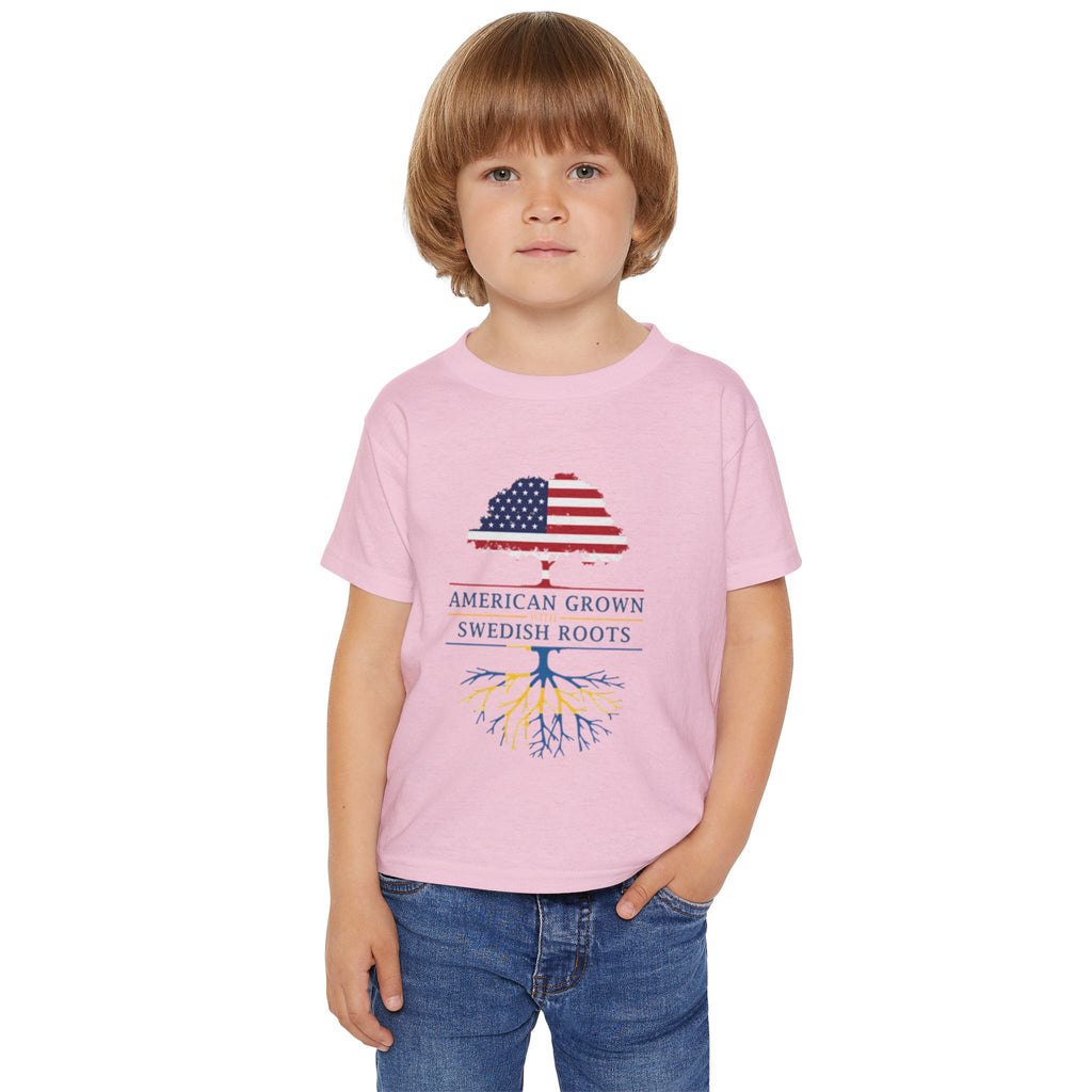 American Grown Swedish Roots Toddler T-Shirt – Roots of Heritage Tee
