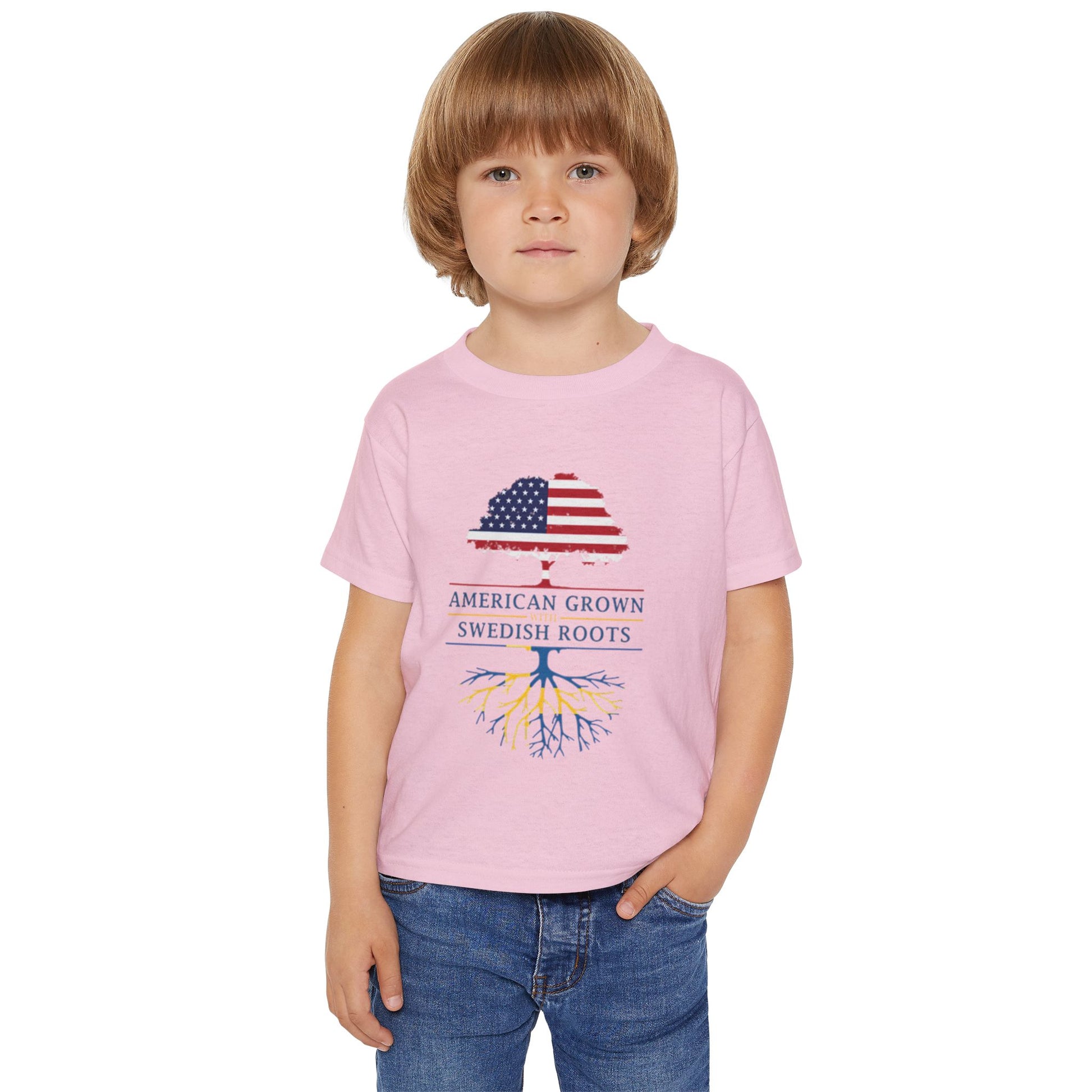 American Grown Swedish Roots Toddler T-Shirt – Roots of Heritage Tee