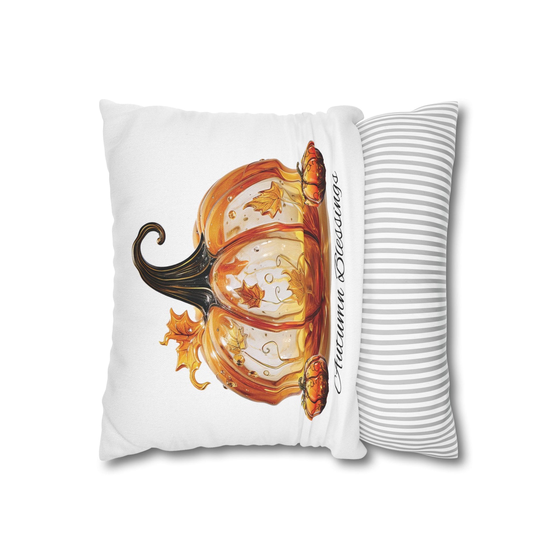 Autumn Blessings Pumpkin Pillowcase, Cozy Fall Home Decor, Seasonal Couch Cushion, Thanksgiving Gift, Harvest Decoration