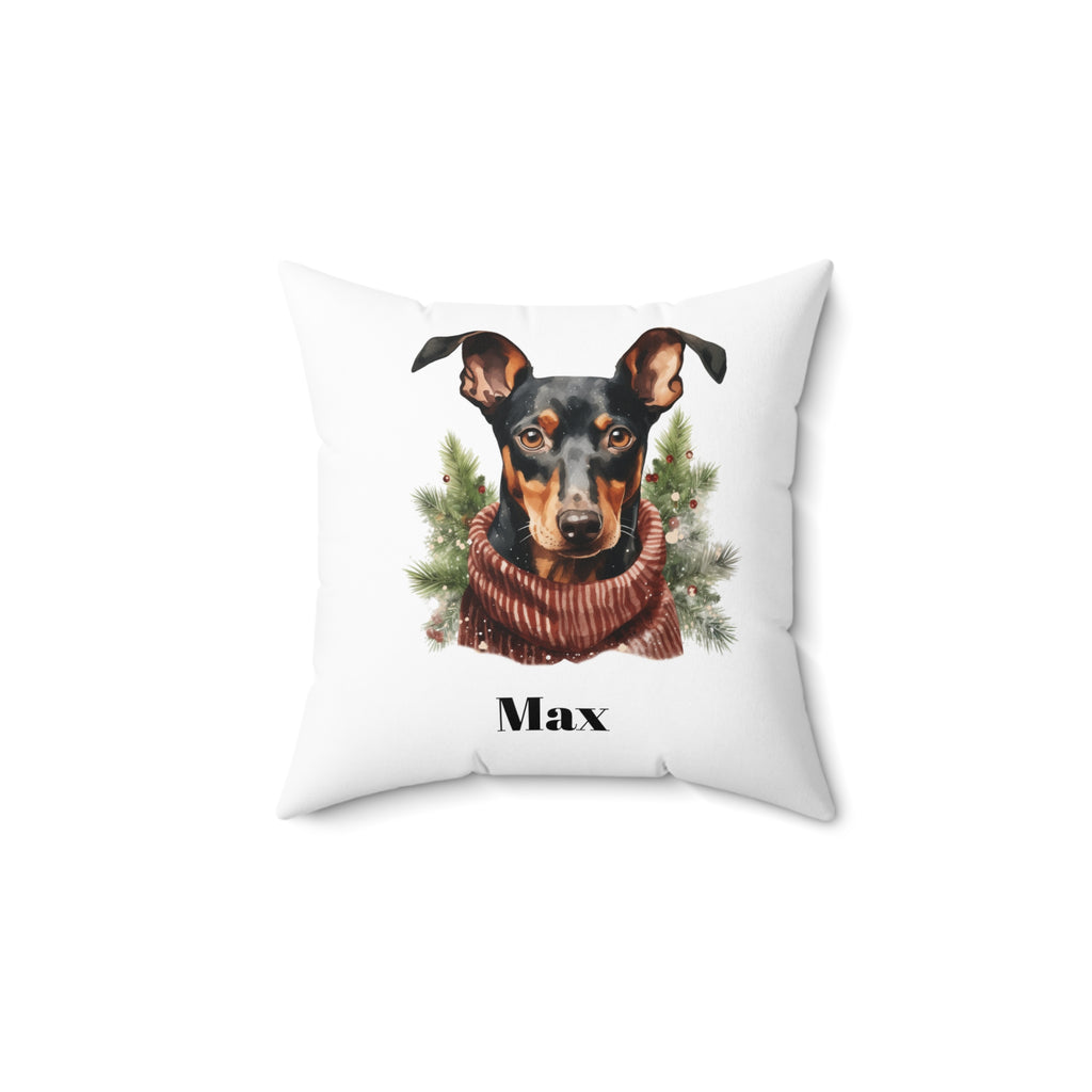 Custom Doberman Pinscher Pet Pillow - Personalization Available
