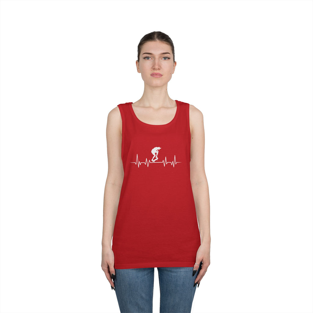 Skateboard EKG Tank Top