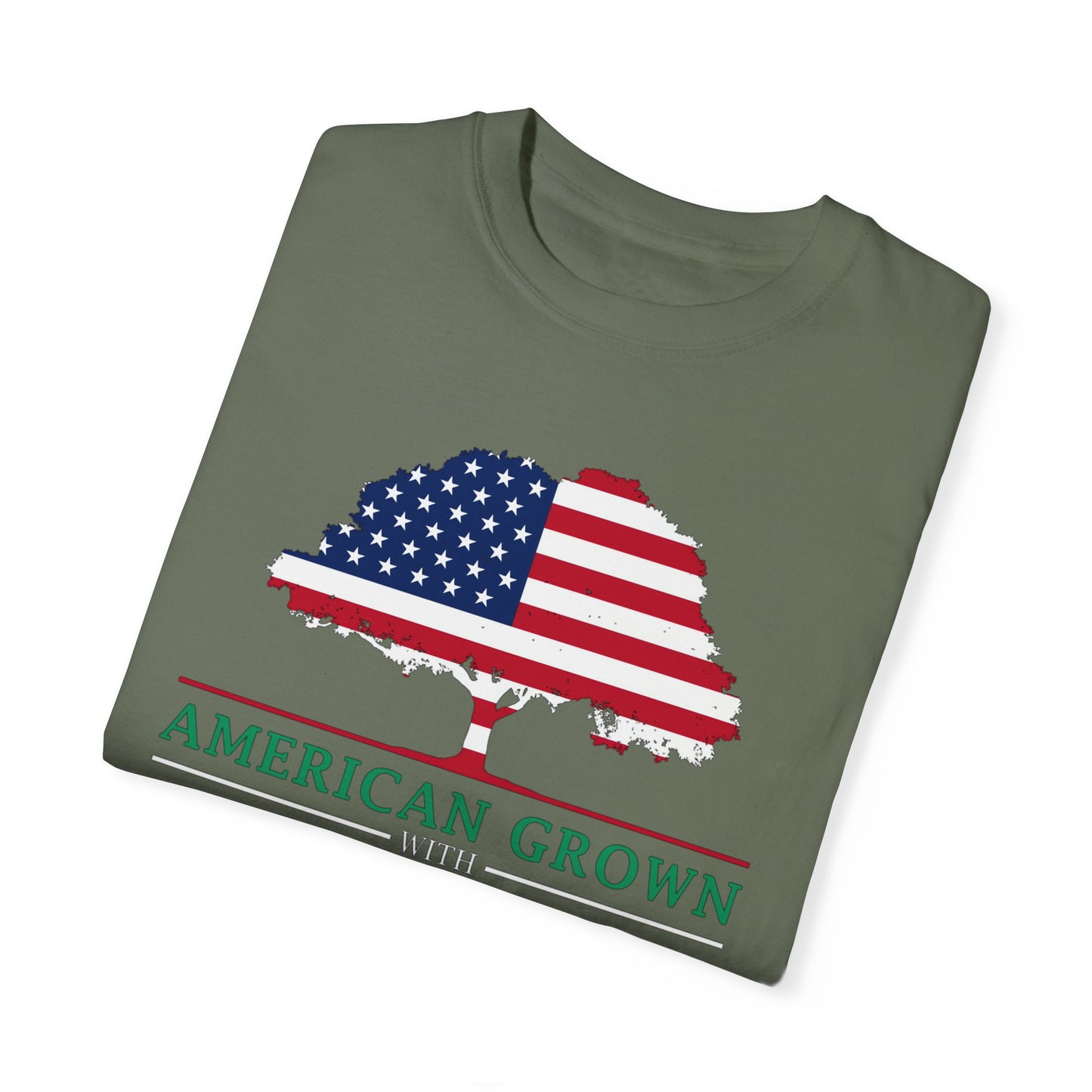 American Grown with Irish Roots T-Shirt, Unisex Tee for St Patrick's Day, Irish Pride, Casual Wear, Gift for Him/Her