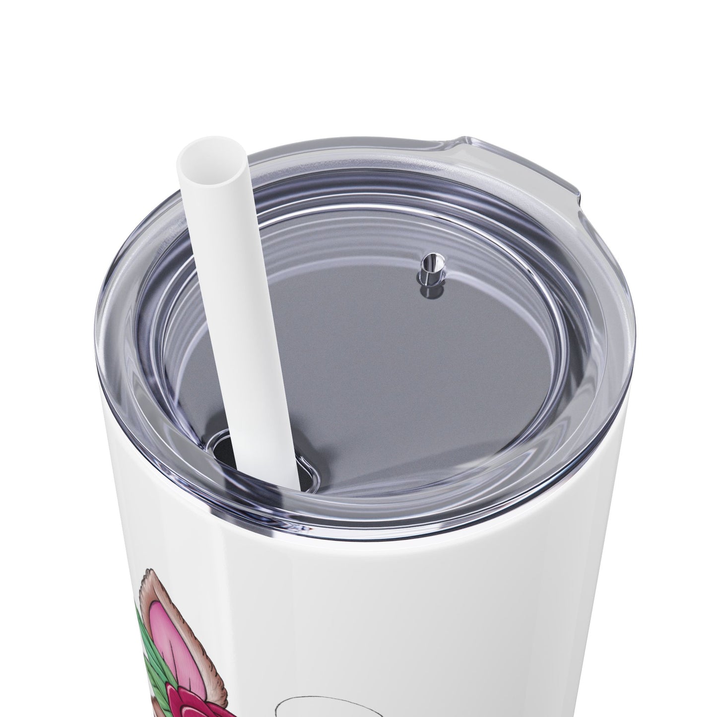 Bunny Tumbler, 20 oz Tumbler with Straw