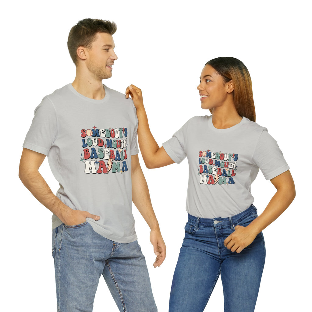Funny Someone's Loudmouth Baseball Mama's T-Shirt