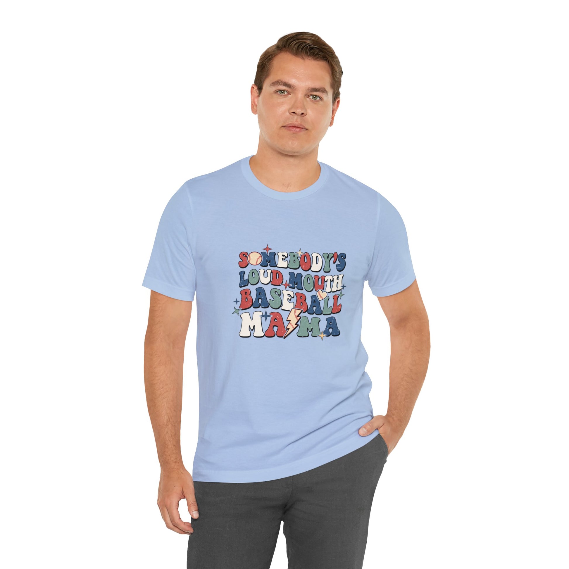 Funny Someone's Loudmouth Baseball Mama's T-Shirt