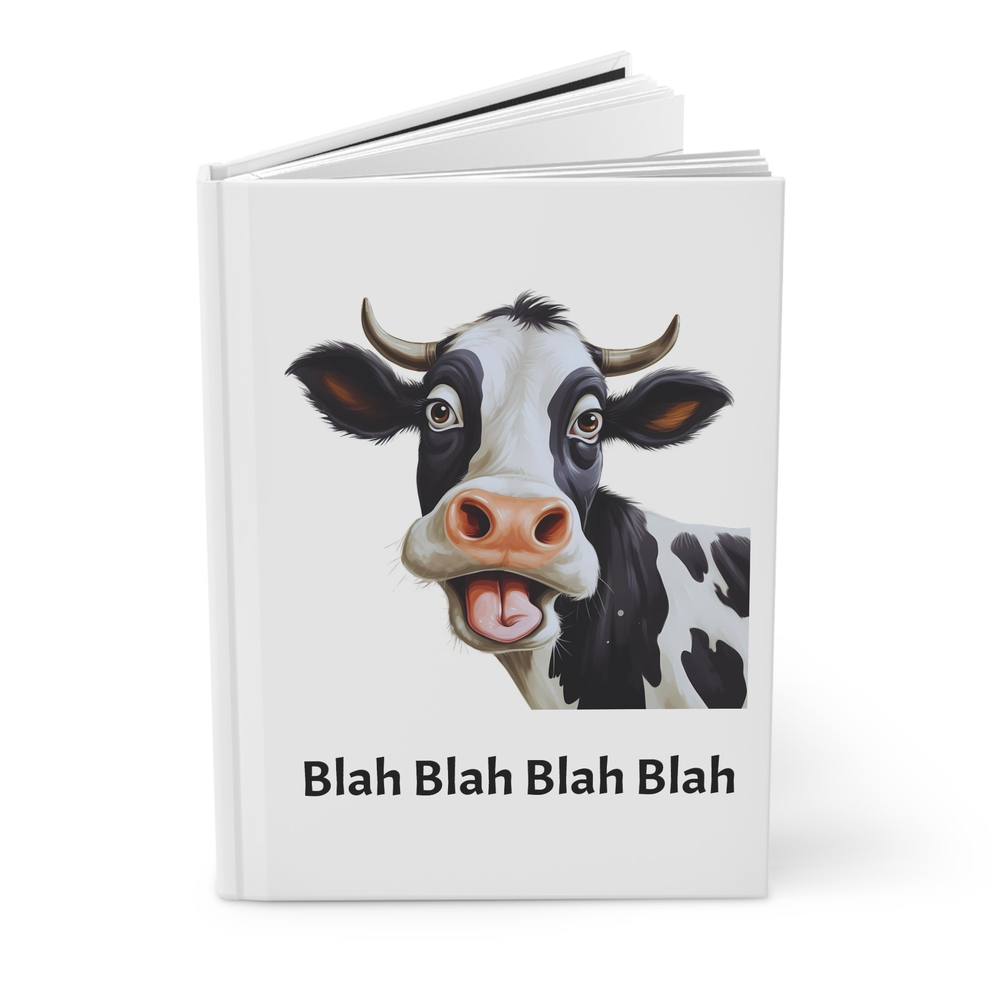 Playful Cow Hardcover Journal - Perfect for Note-Taking, Gifts, School, Journaling, Cow Lovers, Fun Quotes