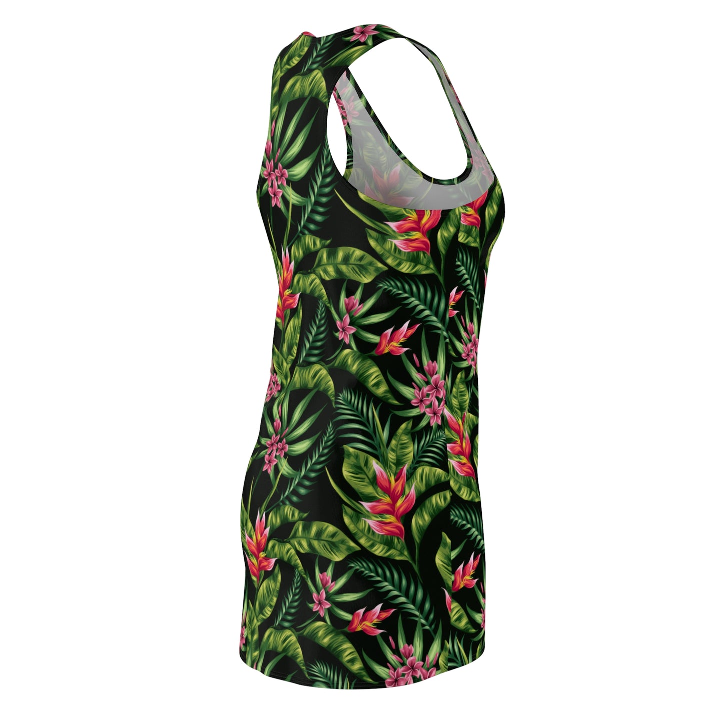 Women's Tropical Green Racerback Dress