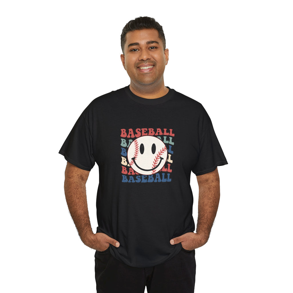 Baseball Tee For Dad Or Mom Unisex Heavy Cotton Tee