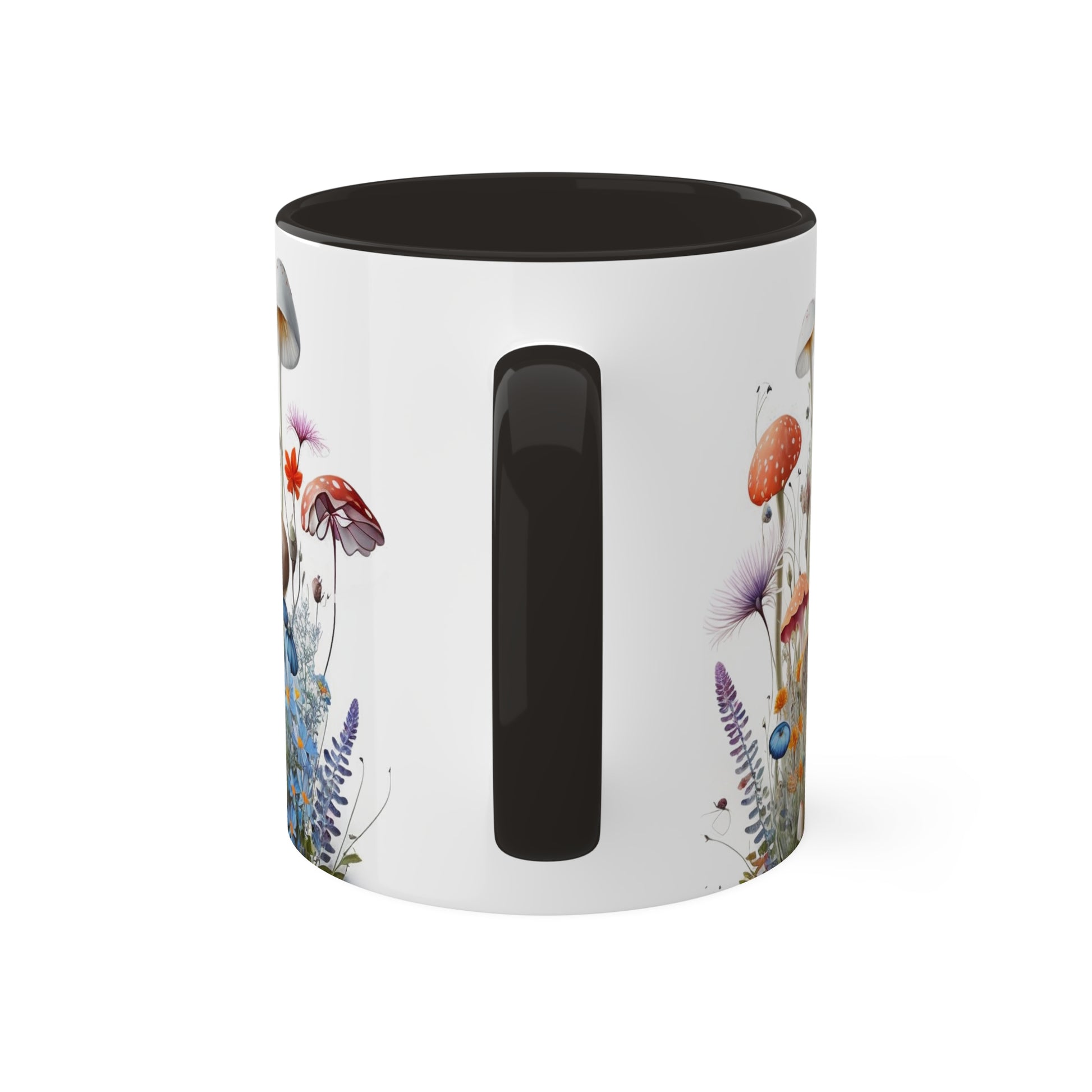 Wild Mushroom Colorful Mugs, 11oz