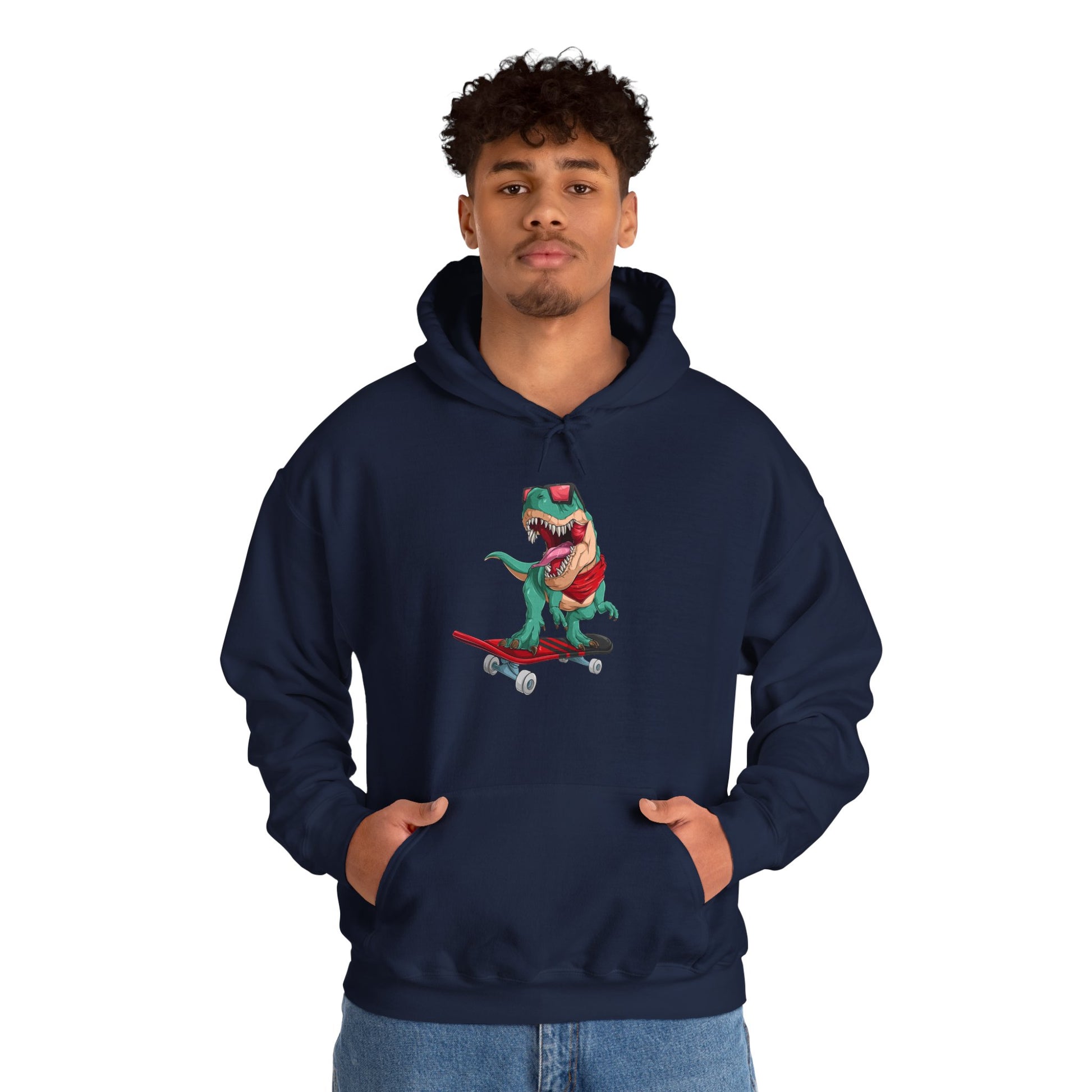 Skate Lover's Hoodie skating Dino Design