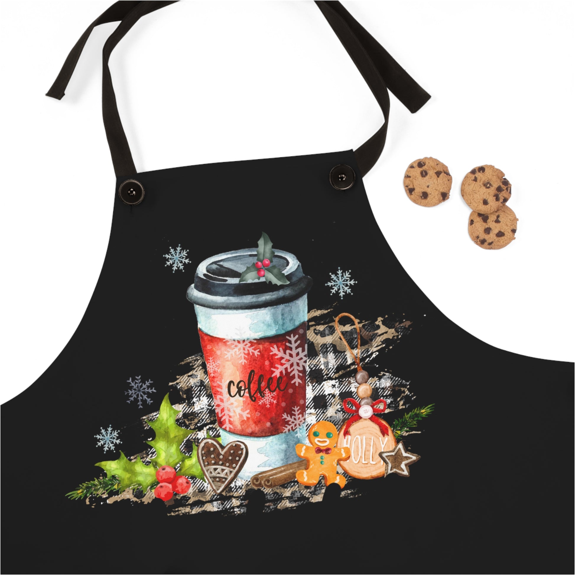 Gingerbread Man Apron- Personalization available