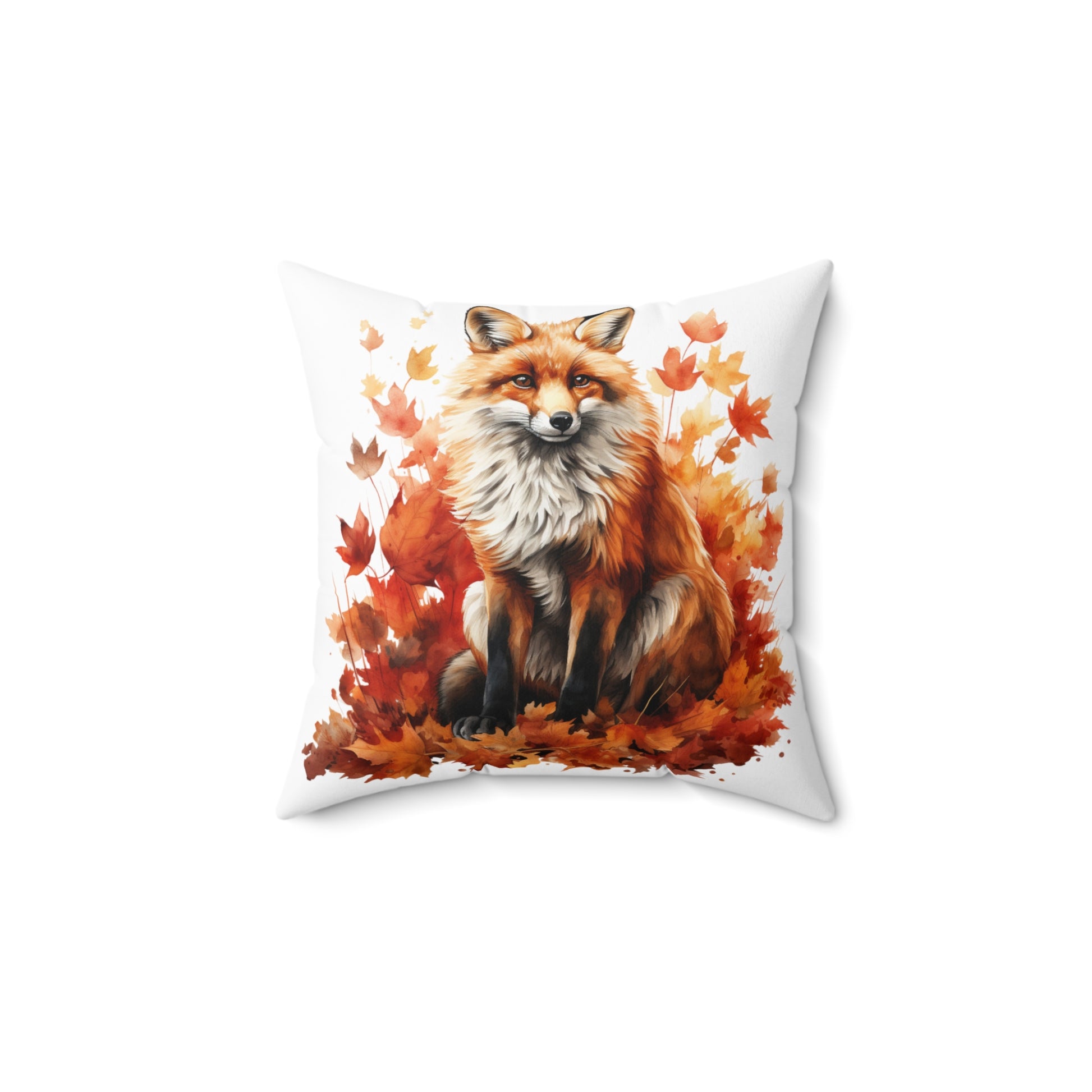 Autumn Fox Accent Pillow