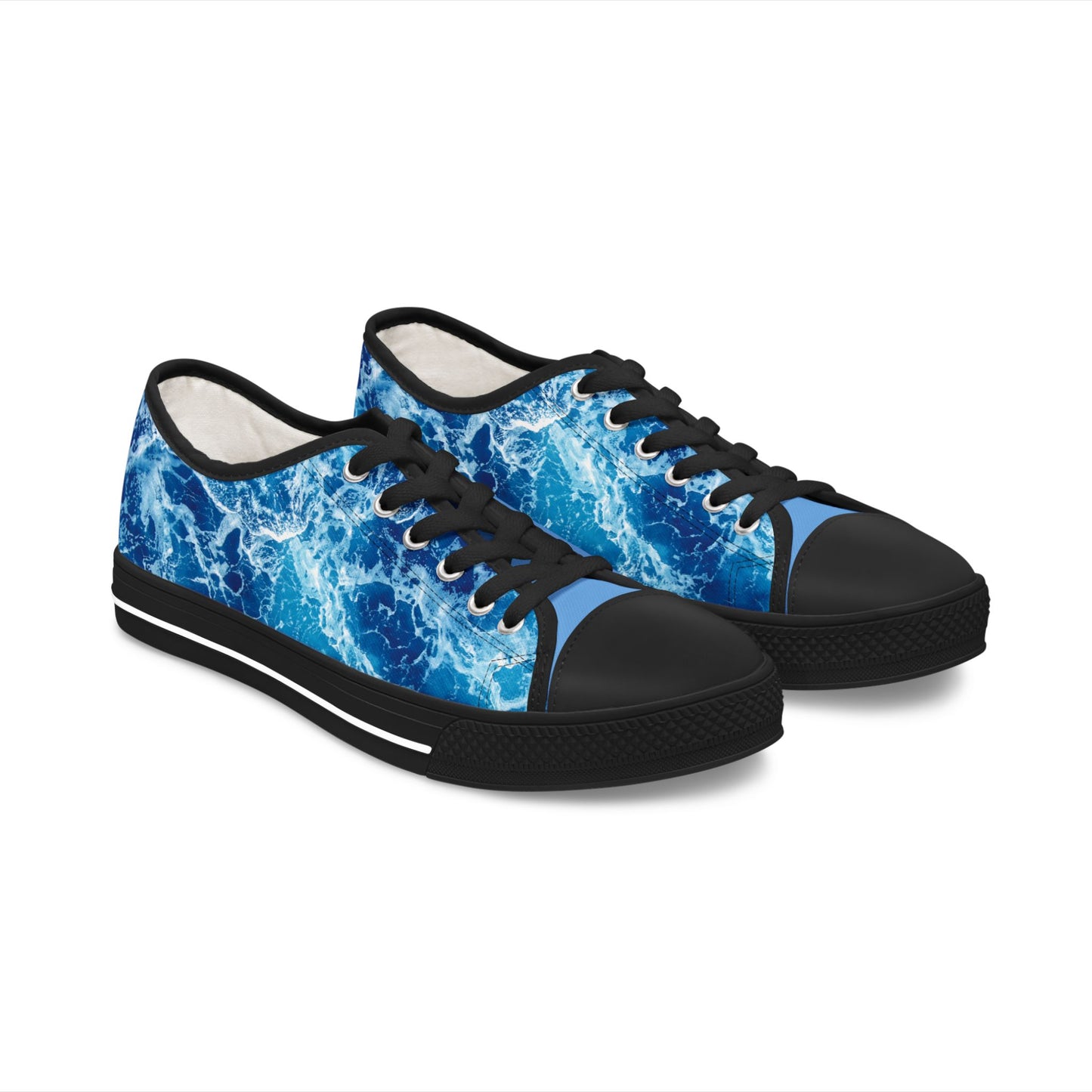 Summer Women's Sneakers, Low Top Shoes, Canvas Footwear for Her, Casual Lace-Up Flats