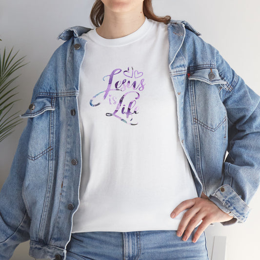 Jesus Is Life Christian Unisex Tee
