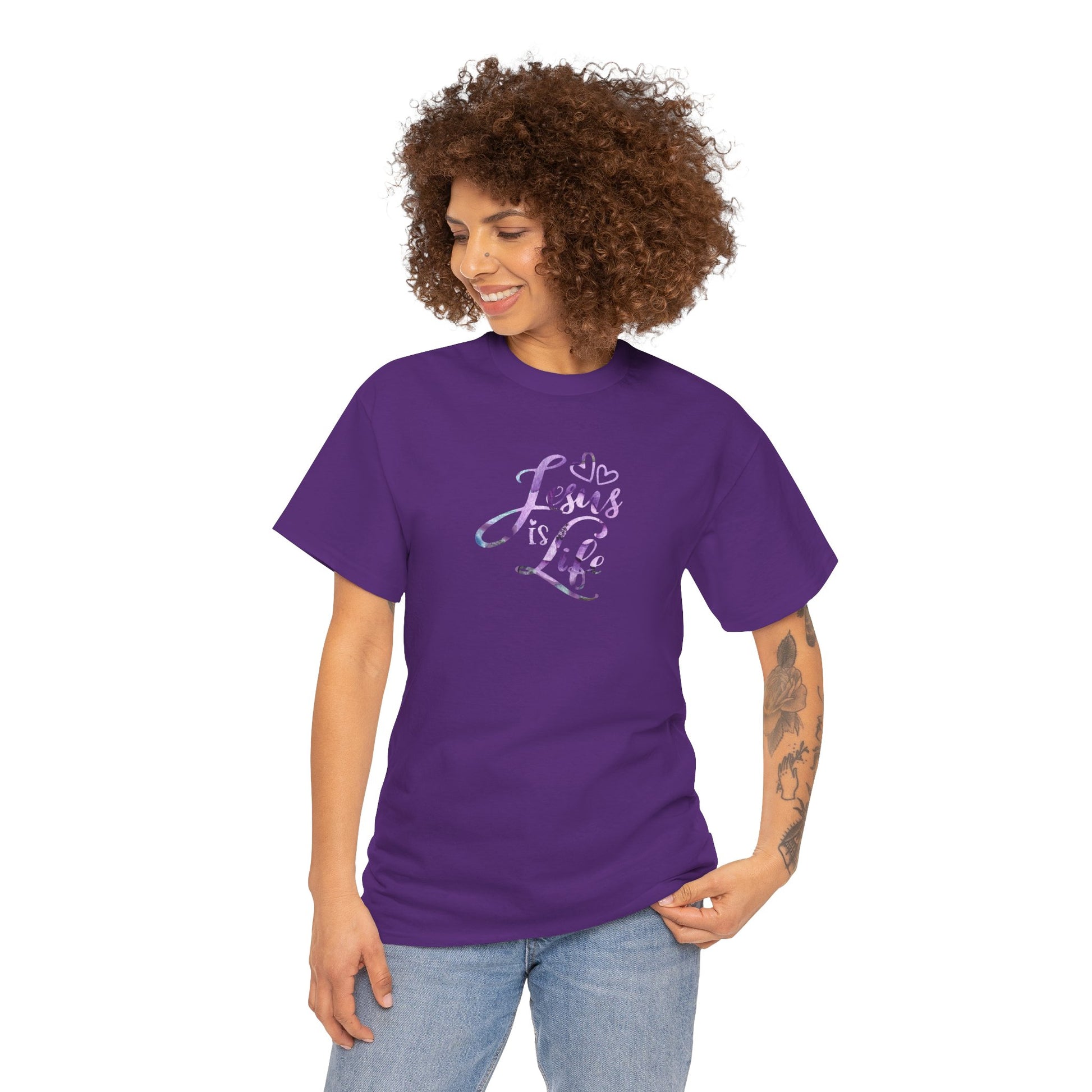 Jesus Is Life Christian Unisex Tee