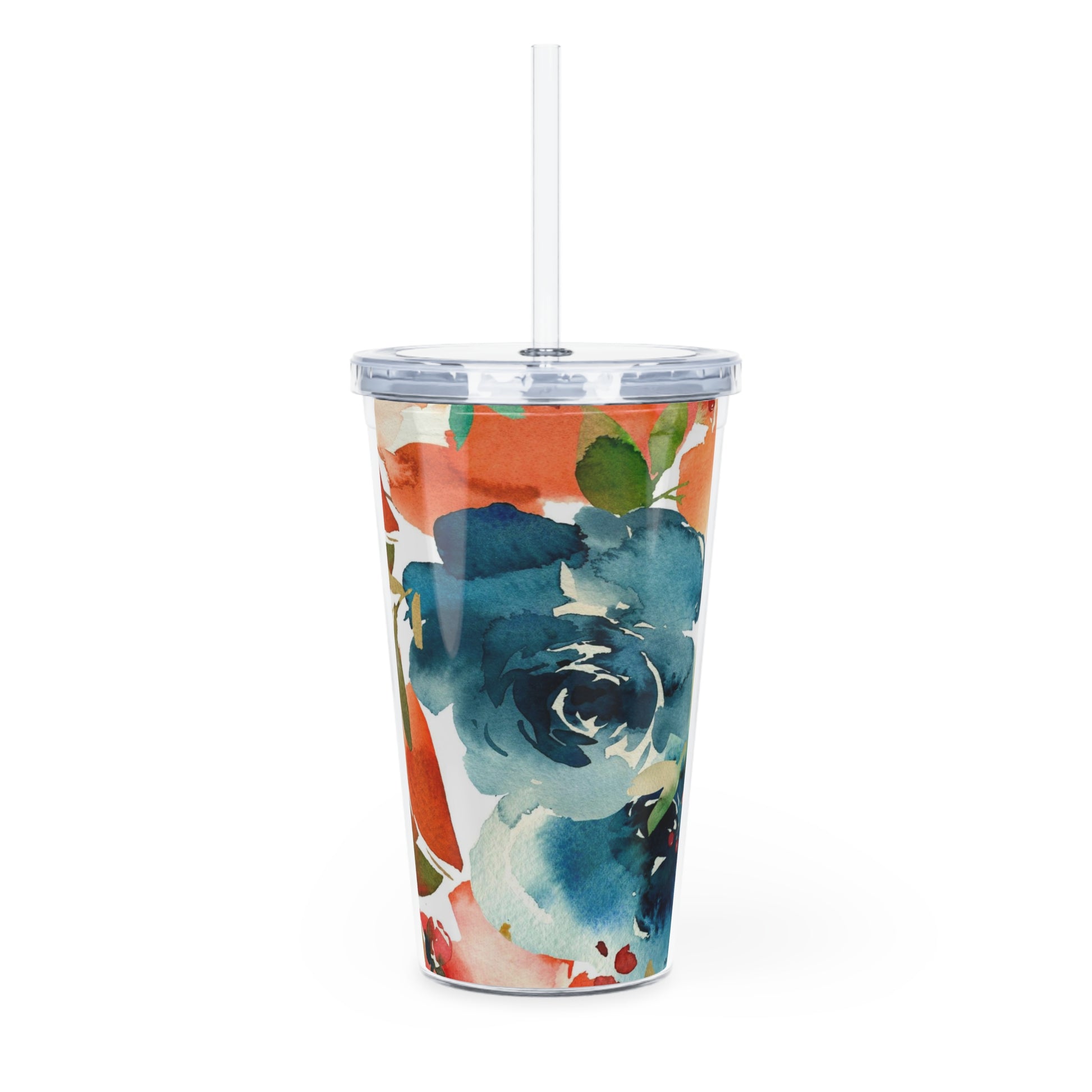 Watercolor Summer Flowers Tumbler