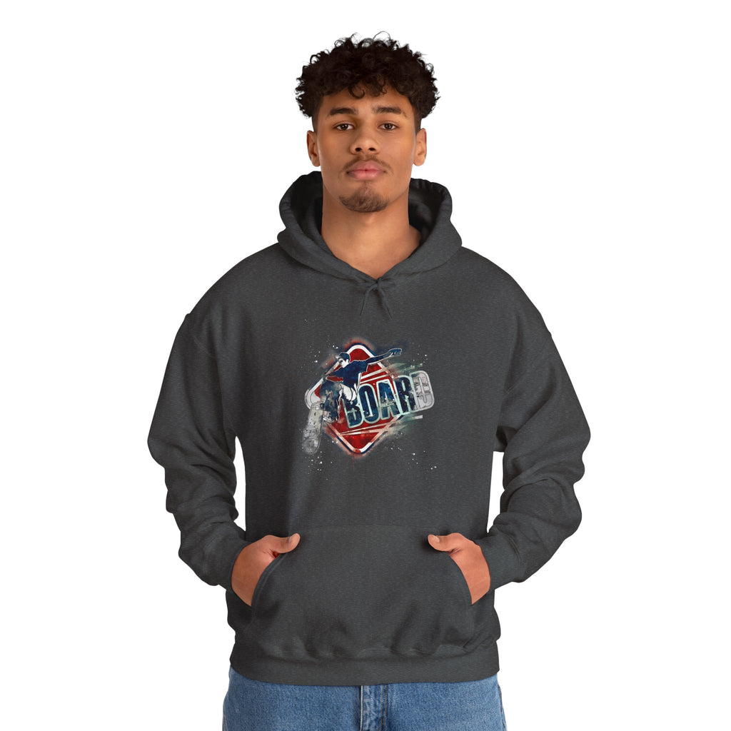 Soar Skateboard Hoodie - Unisex Heavy Blend Sweatshirt
