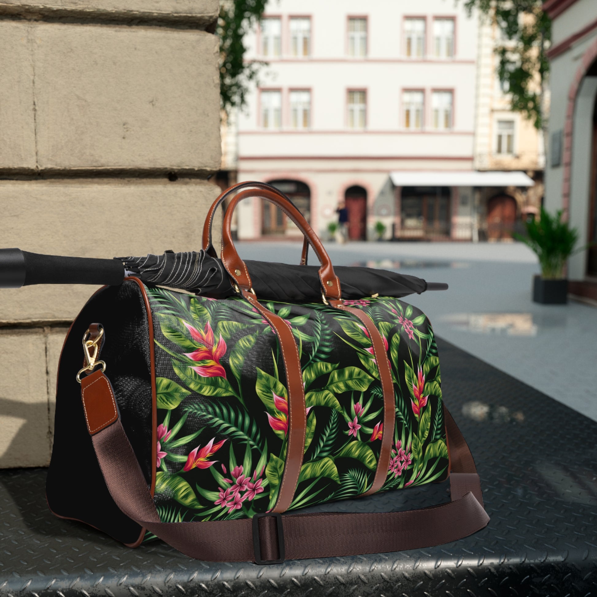 Tropical Design Travel Bag