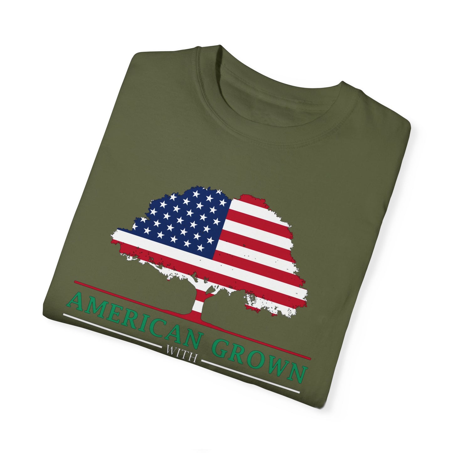 American Grown with Irish Roots T-Shirt, Unisex Tee for St Patrick's Day, Irish Pride, Casual Wear, Gift for Him/Her