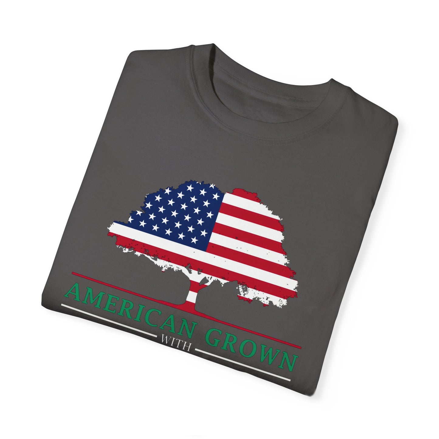 American Grown with Irish Roots T-Shirt, Unisex Tee for St Patrick's Day, Irish Pride, Casual Wear, Gift for Him/Her