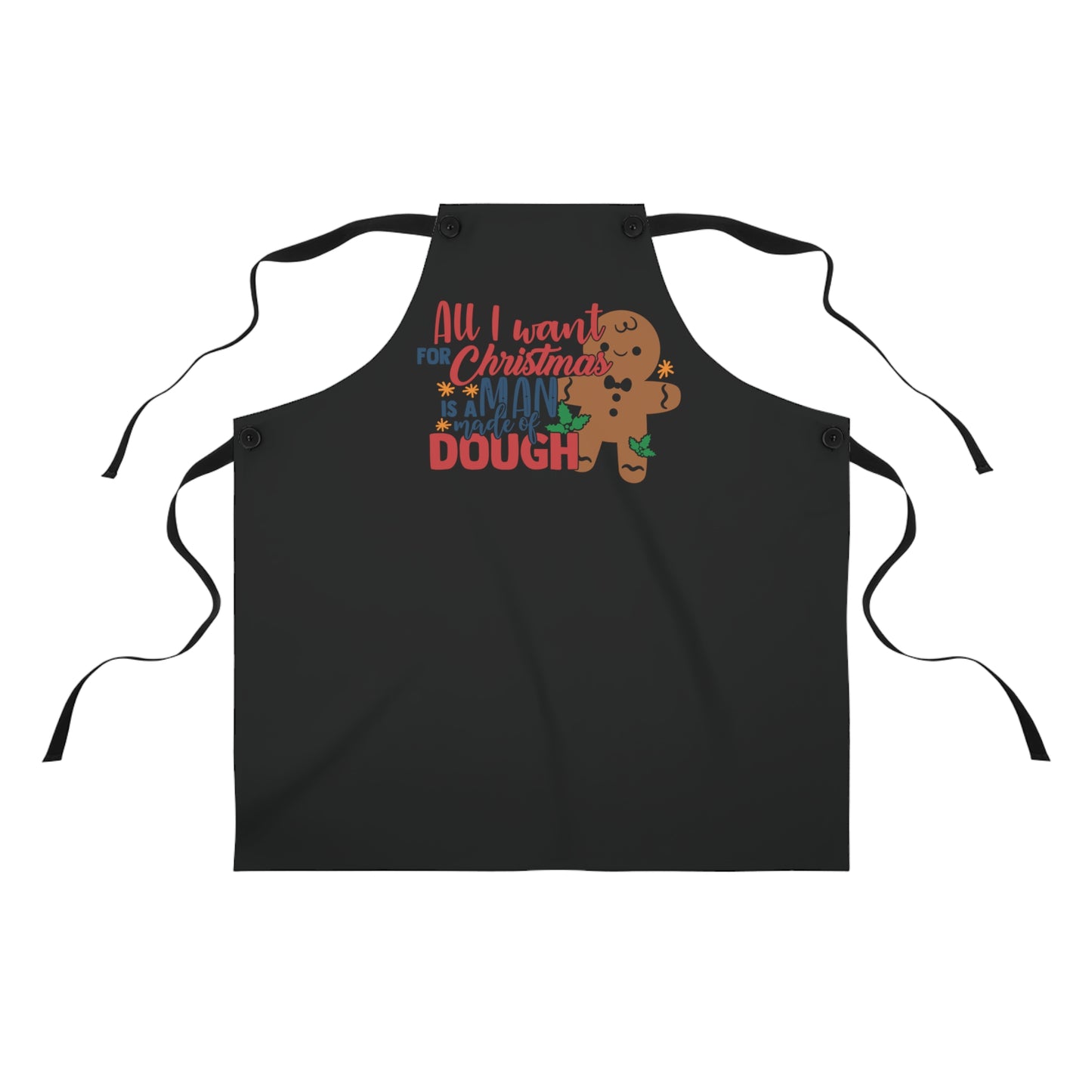 Cute "All I want for Christmas" Apron (personalization Available)