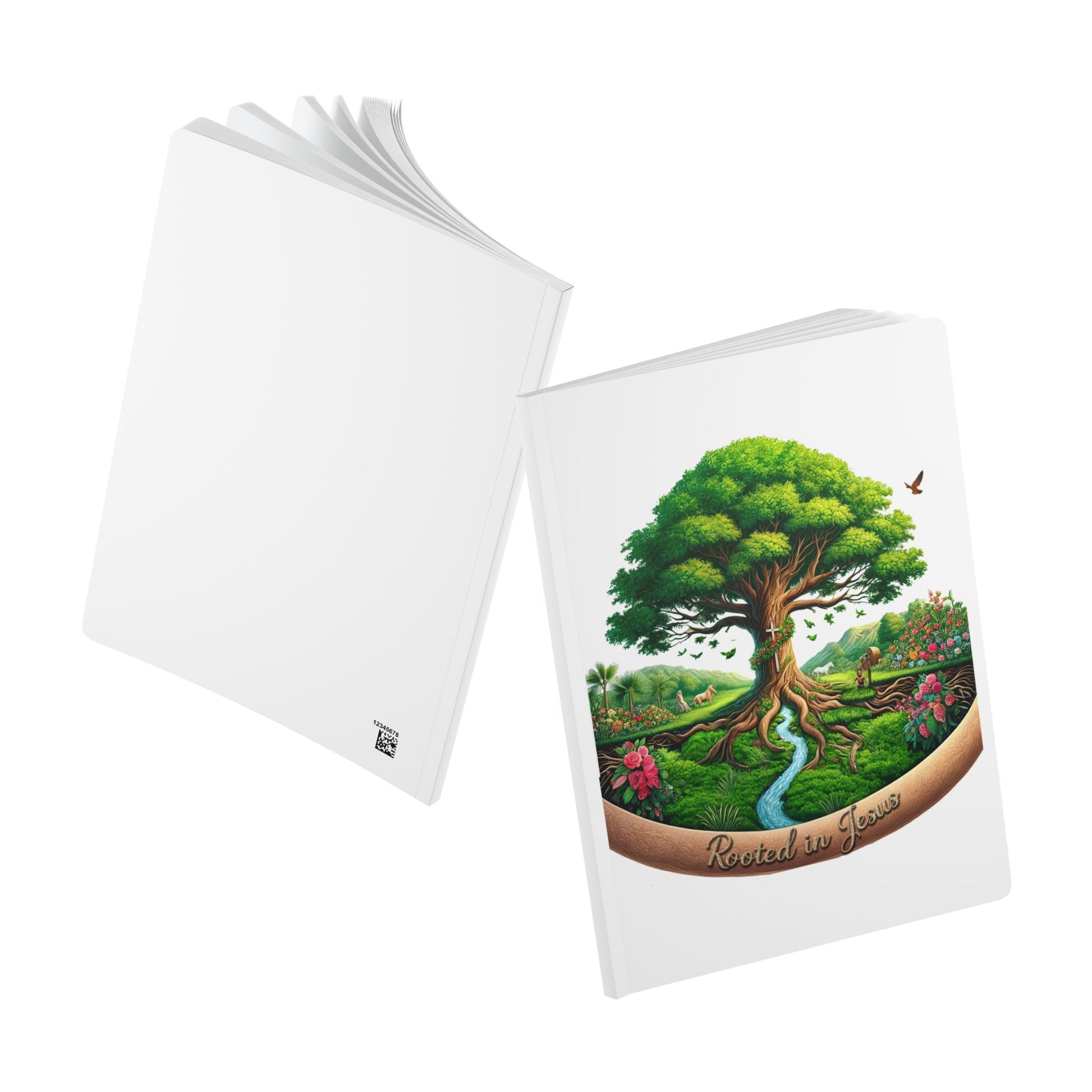 Rooted in Jesus Softcover Journal - Inspirational Writing, Daily Planner, Nature Journal, Gift for Christians, Prayer Journal, [...]