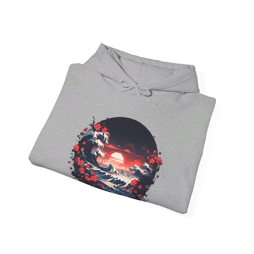 Japanese Design Unisex Heavy Blend™ Hooded Sweatshirt