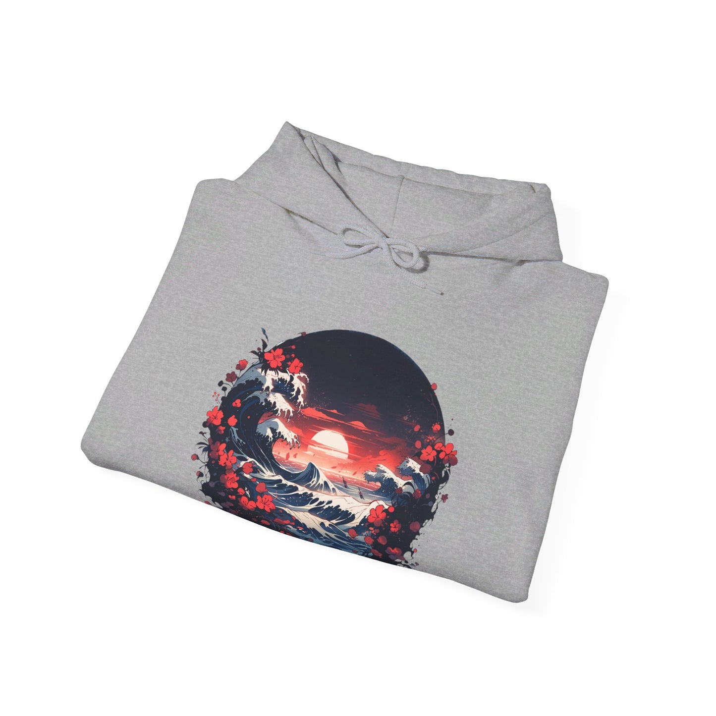 Japanese Design Unisex Heavy Blend™ Hooded Sweatshirt