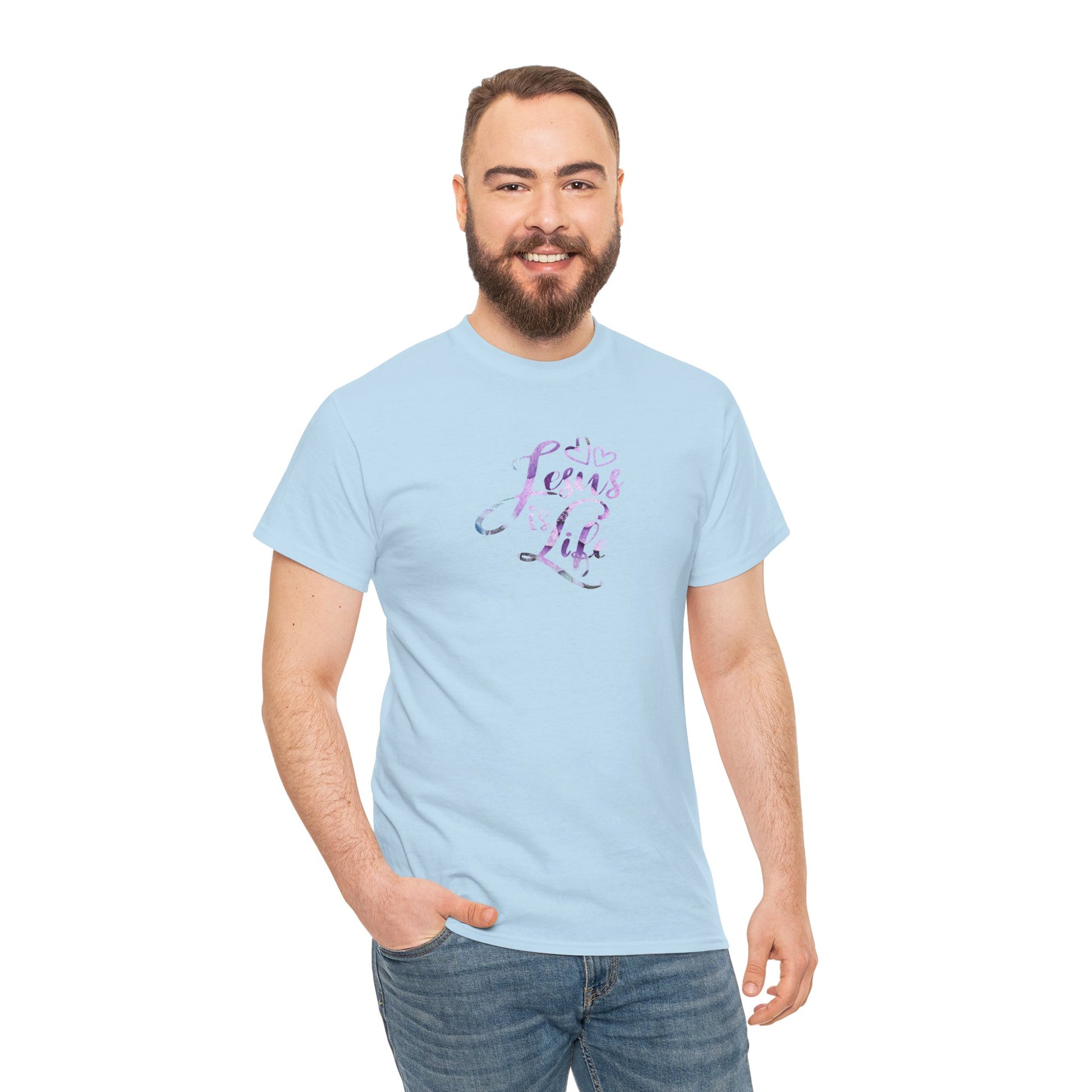 Jesus Is Life Christian Unisex Tee