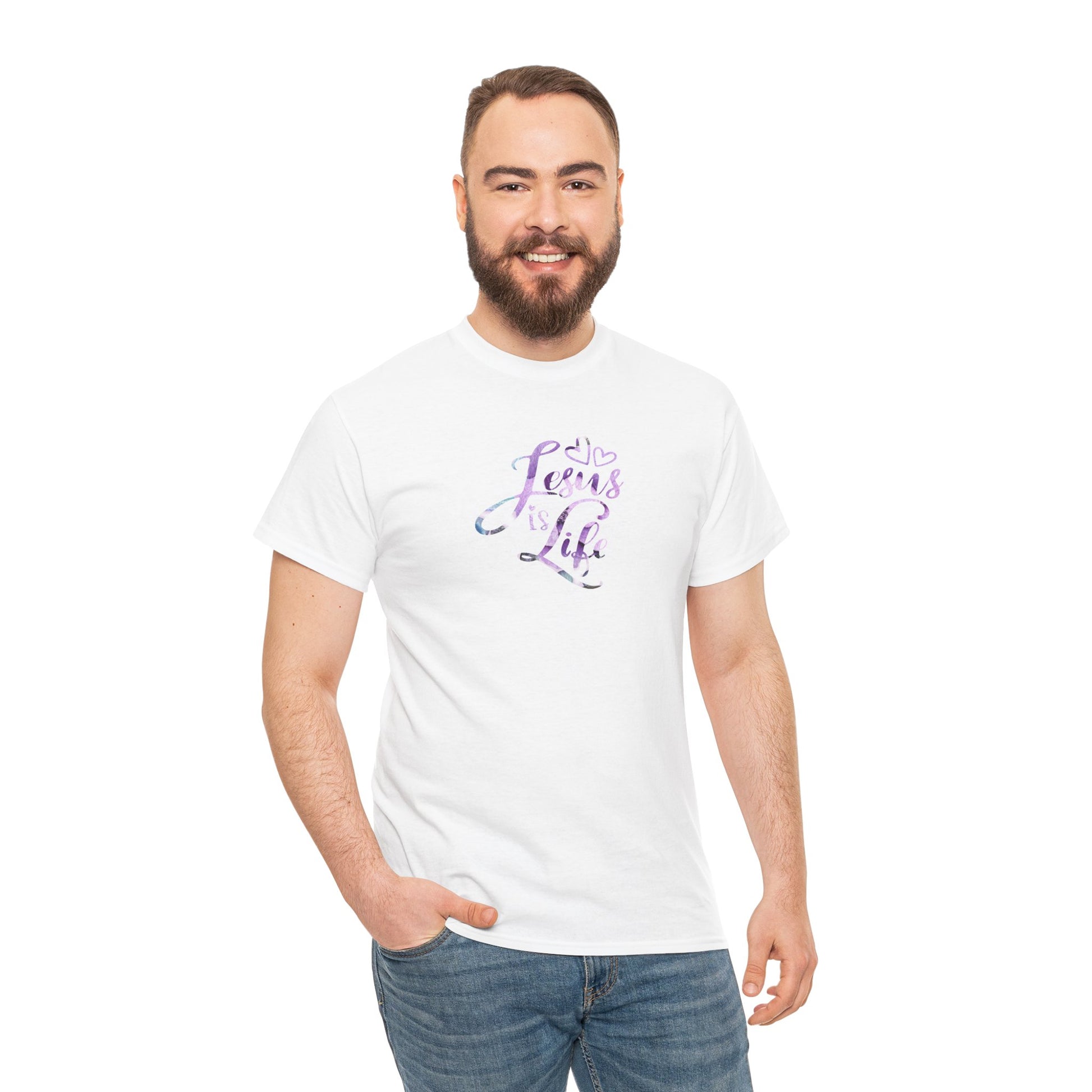 Jesus Is Life Christian Unisex Tee