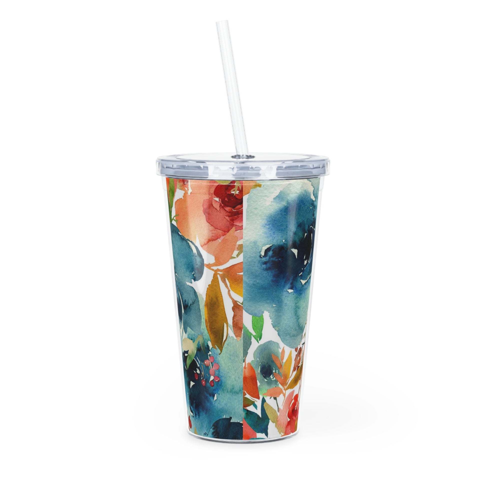 Watercolor Summer Flowers Tumbler