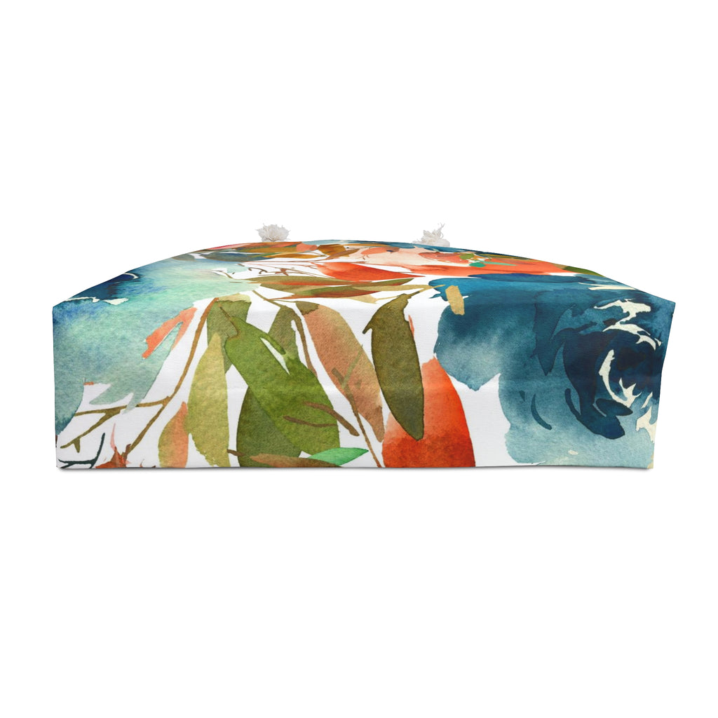 Summer Watercolor Flowers  Weekender Bag