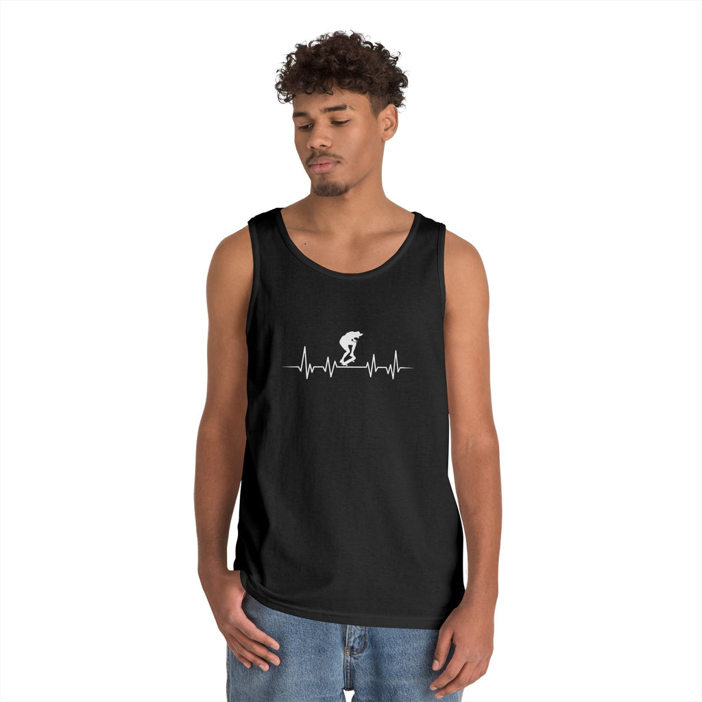 Skateboard EKG Tank Top