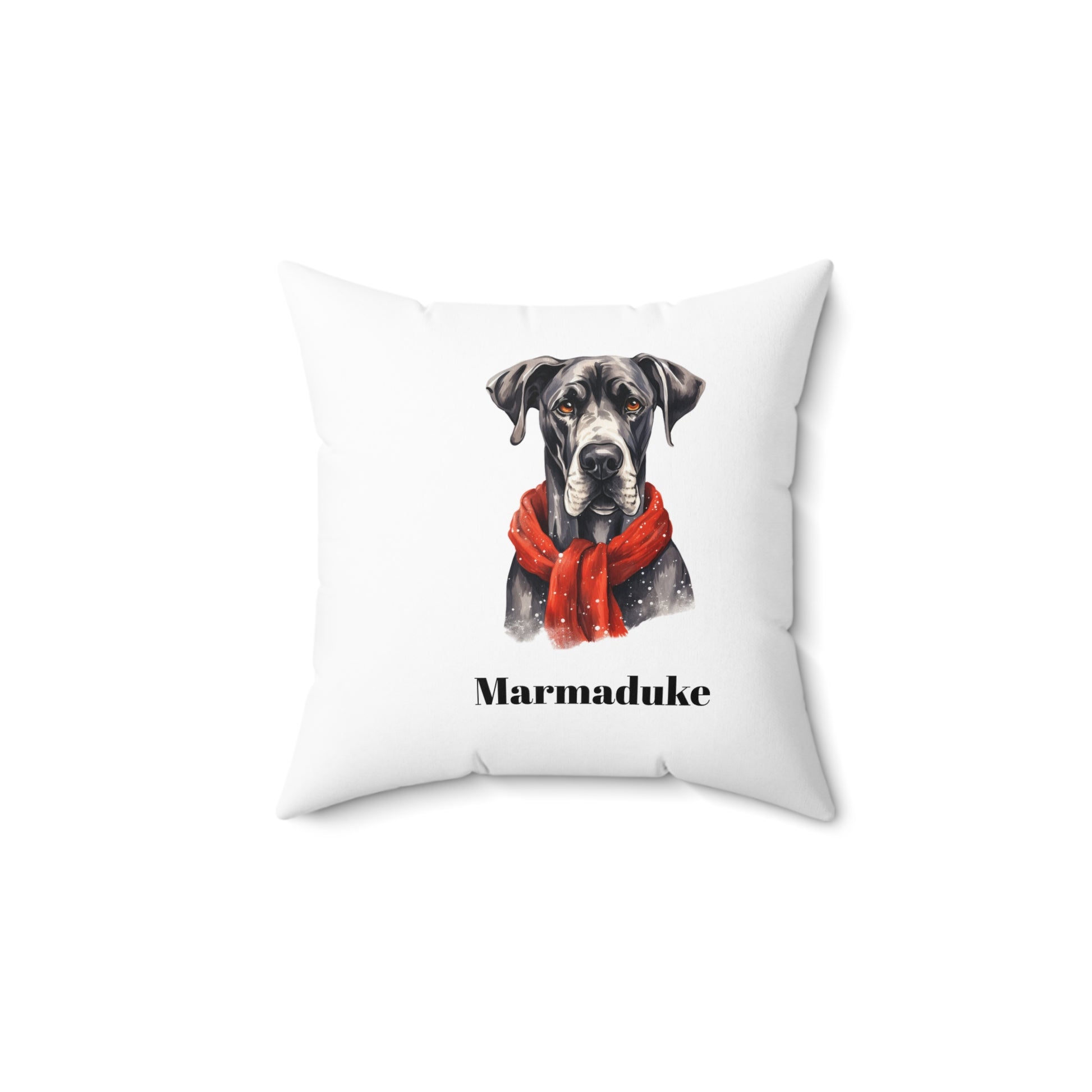Dog Pillow, Personalization Available Great Dane Pet Lover Gift, Home Decor, Dog-Themed Accent, Dog Owner Gift, Holiday Gift